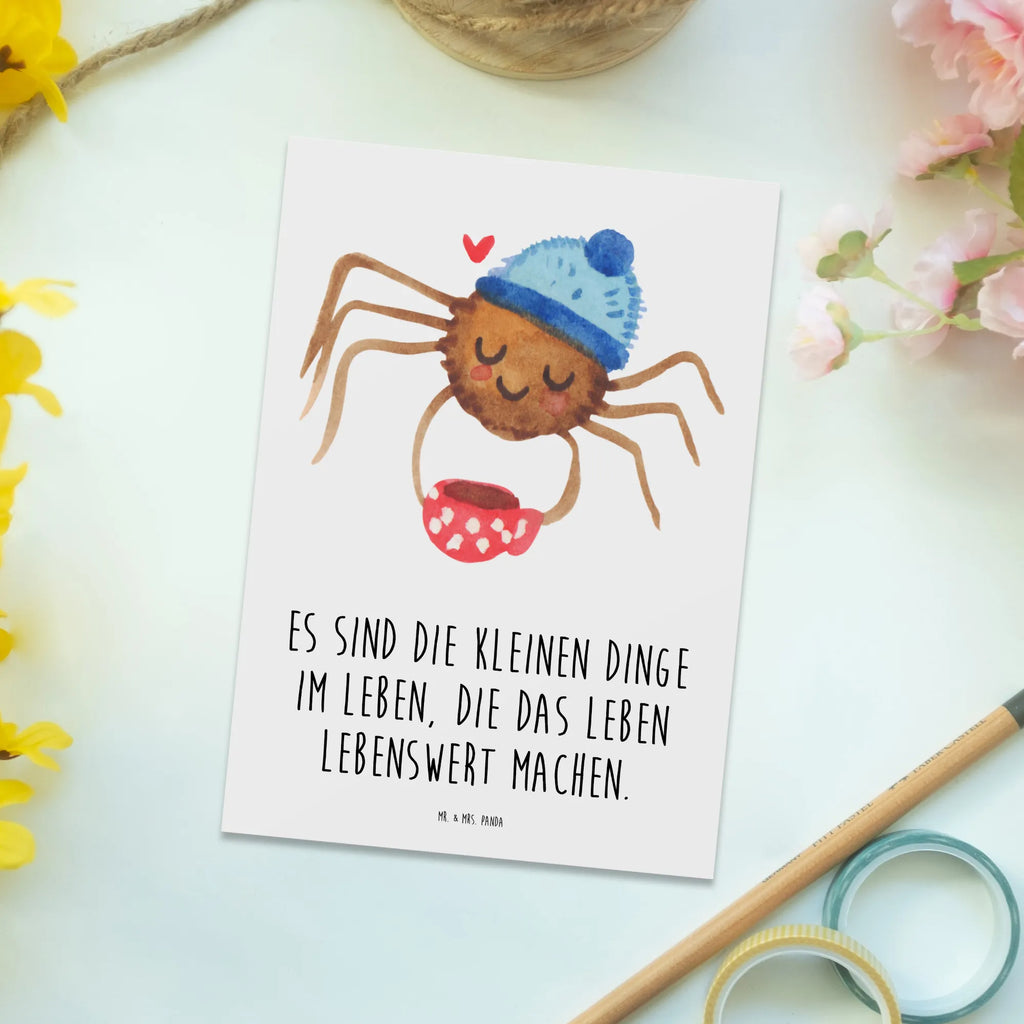 Postcard Spider Agathe coffee card, letter, invitation card, gift, gift card, postcards, paper, invitation, Postcard, Spider Agathe, Spider, Agathe, Videos, Merchandise