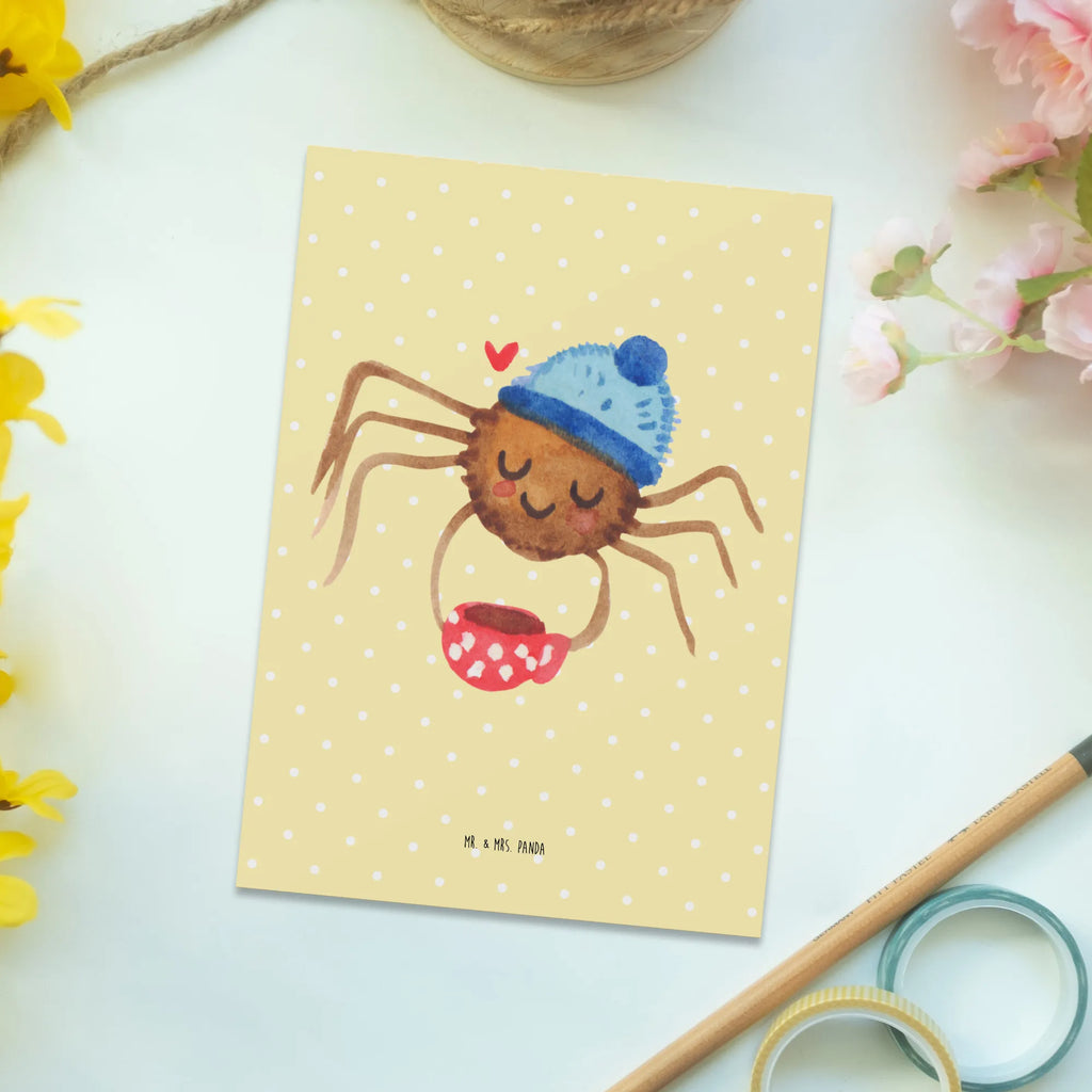 Postcard Spider Agathe coffee card, letter, invitation card, gift, gift card, postcards, paper, invitation, Postcard, Spider Agathe, Spider, Agathe, Videos, Merchandise