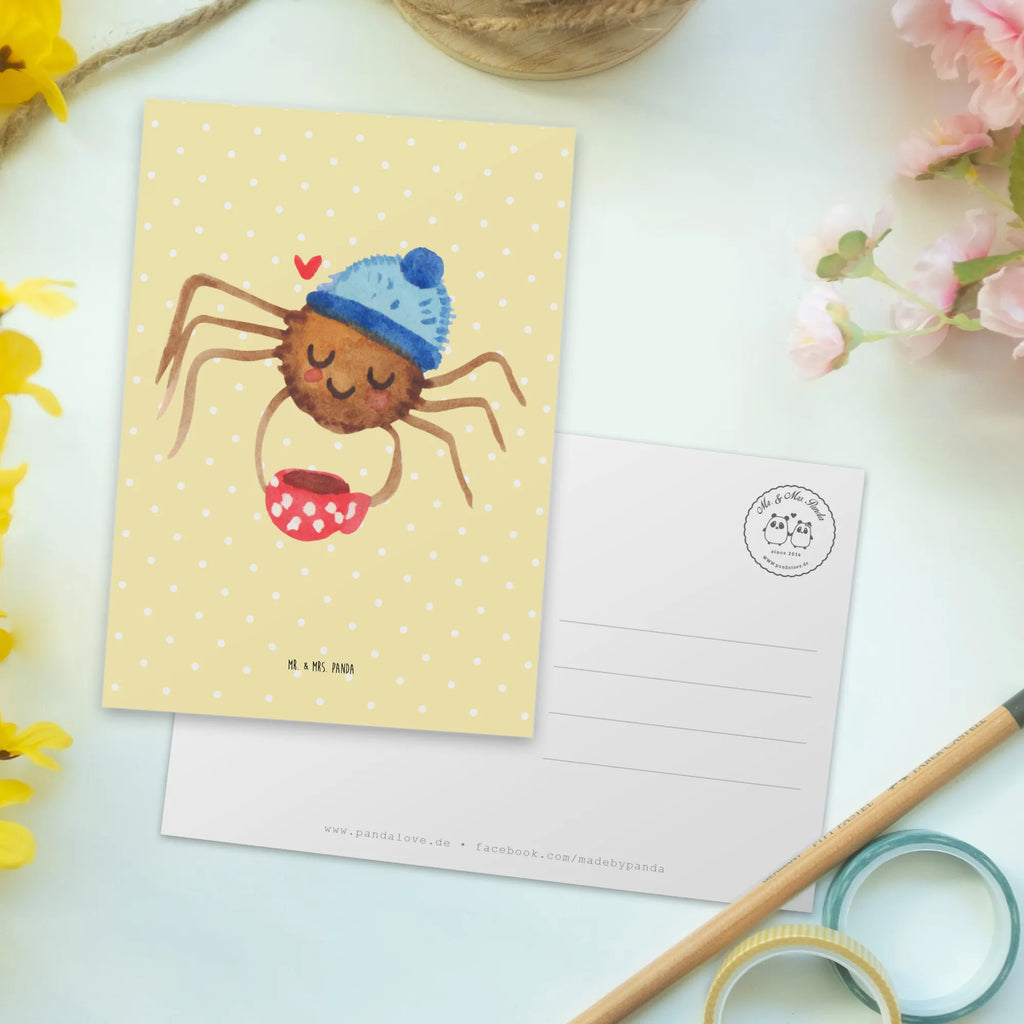 Postcard Spider Agathe coffee card, letter, invitation card, gift, gift card, postcards, paper, invitation, Postcard, Spider Agathe, Spider, Agathe, Videos, Merchandise