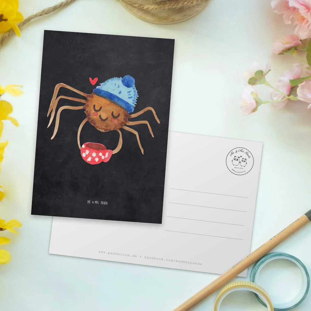 Postcard Spider Agathe coffee card, letter, invitation card, gift, gift card, postcards, paper, invitation, Postcard, Spider Agathe, Spider, Agathe, Videos, Merchandise