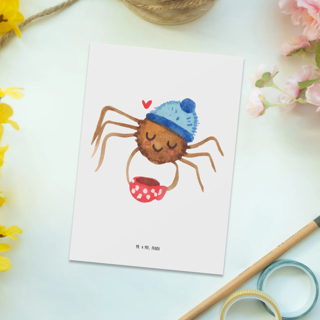 Postcard Spider Agathe coffee card, letter, invitation card, gift, gift card, postcards, paper, invitation, Postcard, Spider Agathe, Spider, Agathe, Videos, Merchandise