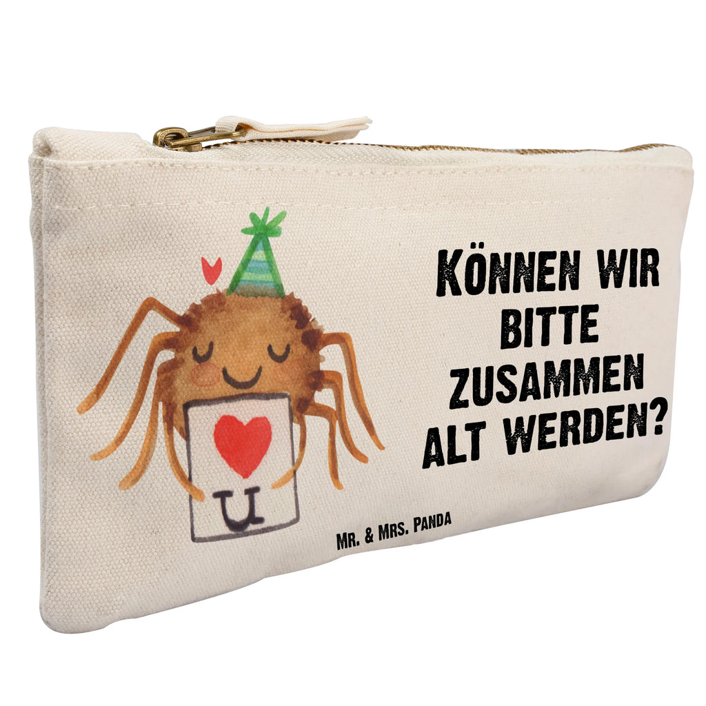 torebka na makijaż Pająk Agata list pencil case, Mäppchen, Kulturbeutel, Waschtasche, Waschbeutel, toiletry bag, Schminktäschchen, kosmetiktäschchen, aufbewahrungstasche, beauty tasche, Federmappe, utensilientasche, Schlampermäppchen, beauty case, Kosmetikbeutel, aufbewahrungsbeutel, Stiftemäppchen, Schminkbeutel, pinsel tasche, Schminktasche, Kosmetiktasche, Kulturtasche, Etui, Videos, Agathe, Spinne Agathe, Merchandise, Spinne, Ich Liebe Dich, Treuebeweis, Verliebt, Liebesbeweis, Liebespaar, Liebesgeschenk, Treuetest, Heiratsantrag