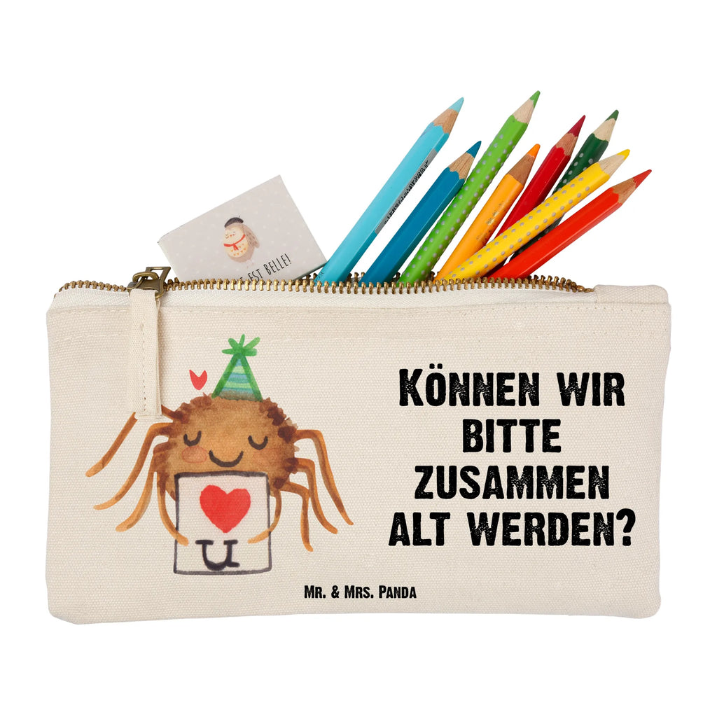 torebka na makijaż Pająk Agata list pencil case, Mäppchen, Kulturbeutel, Waschtasche, Waschbeutel, toiletry bag, Schminktäschchen, kosmetiktäschchen, aufbewahrungstasche, beauty tasche, Federmappe, utensilientasche, Schlampermäppchen, beauty case, Kosmetikbeutel, aufbewahrungsbeutel, Stiftemäppchen, Schminkbeutel, pinsel tasche, Schminktasche, Kosmetiktasche, Kulturtasche, Etui, Videos, Agathe, Spinne Agathe, Merchandise, Spinne, Ich Liebe Dich, Treuebeweis, Verliebt, Liebesbeweis, Liebespaar, Liebesgeschenk, Treuetest, Heiratsantrag