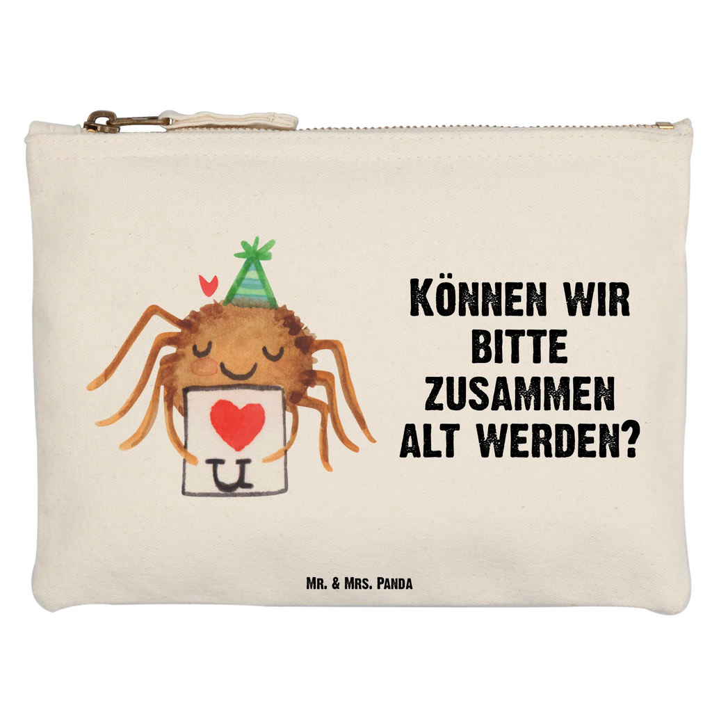 torebka na makijaż Pająk Agata list pencil case, Mäppchen, Kulturbeutel, Waschtasche, Waschbeutel, toiletry bag, Schminktäschchen, kosmetiktäschchen, aufbewahrungstasche, beauty tasche, Federmappe, utensilientasche, Schlampermäppchen, beauty case, Kosmetikbeutel, aufbewahrungsbeutel, Stiftemäppchen, Schminkbeutel, pinsel tasche, Schminktasche, Kosmetiktasche, Kulturtasche, Etui, Videos, Agathe, Spinne Agathe, Merchandise, Spinne, Ich Liebe Dich, Treuebeweis, Verliebt, Liebesbeweis, Liebespaar, Liebesgeschenk, Treuetest, Heiratsantrag