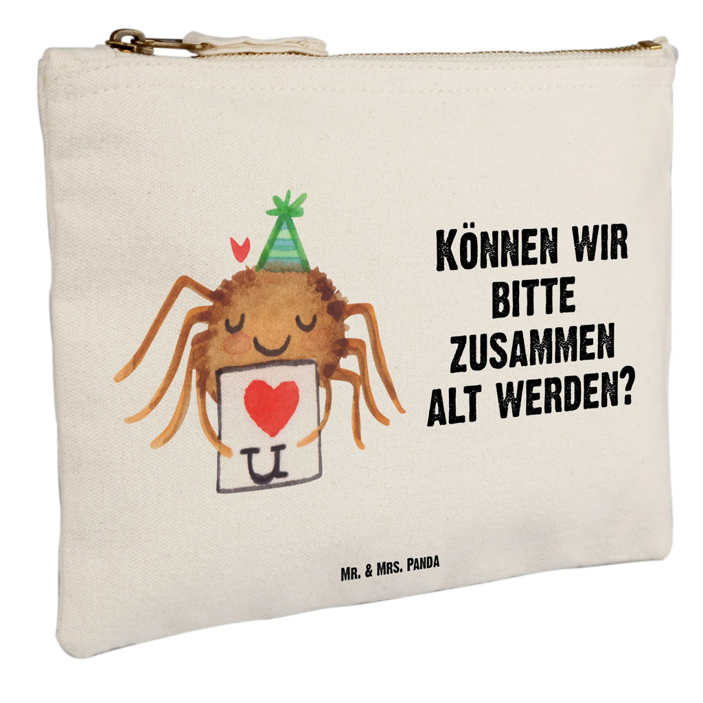 torebka na makijaż Pająk Agata list pencil case, Mäppchen, Kulturbeutel, Waschtasche, Waschbeutel, toiletry bag, Schminktäschchen, kosmetiktäschchen, aufbewahrungstasche, beauty tasche, Federmappe, utensilientasche, Schlampermäppchen, beauty case, Kosmetikbeutel, aufbewahrungsbeutel, Stiftemäppchen, Schminkbeutel, pinsel tasche, Schminktasche, Kosmetiktasche, Kulturtasche, Etui, Videos, Agathe, Spinne Agathe, Merchandise, Spinne, Ich Liebe Dich, Treuebeweis, Verliebt, Liebesbeweis, Liebespaar, Liebesgeschenk, Treuetest, Heiratsantrag