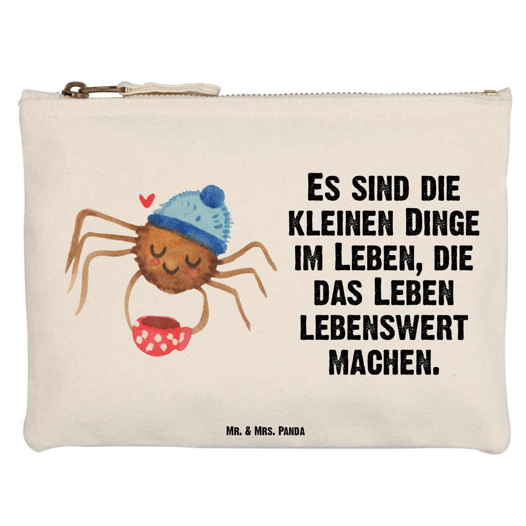 Make-up bag Spider Agathe coffee beauty tasche, pencil case, Kulturtasche, kosmetiktäschchen, Federmappe, aufbewahrungsbeutel, Waschtasche, Schminktäschchen, utensilientasche, beauty case, Stiftemäppchen, toiletry bag, Schminktasche, aufbewahrungstasche, Kosmetikbeutel, Kosmetiktasche, Waschbeutel, Etui, pinsel tasche, Mäppchen, Kulturbeutel, Schminkbeutel, Schlampermäppchen, Videos, Agathe, Spinne Agathe, Merchandise, Spinne, Morgenmuffel, Weiser Spruch, Lebensweisheiten, Kaffee, Morgen