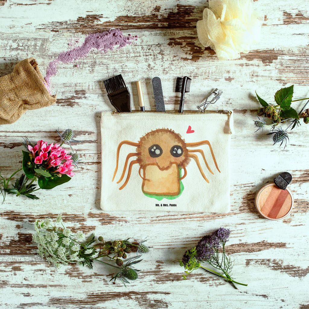 Schminktasche Spinne Agathe Sandwich Schlampermäppchen, Kulturtasche, beauty tasche, Etui, pencil case, Kosmetikbeutel, aufbewahrungsbeutel, utensilientasche, Stiftemäppchen, aufbewahrungstasche, Waschtasche, Kosmetiktasche, toiletry bag, Mäppchen, Waschbeutel, Kulturbeutel, Federmappe, beauty case, Schminktäschchen, pinsel tasche, Schminktasche, kosmetiktäschchen, Schminkbeutel, Merchandise, Spinne, Agathe, Spinne Agathe, Videos, Hungrig, Alles Wird gut, Mut, Hunger, Lebensfreude, Verfressen, Glück