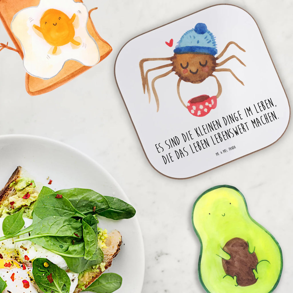 Square coaster Spider Agathe coffee Coasters, gifts, breakfast, party, glass coasters, gift, presents, Spider Agathe, Spider, Agathe, Videos, Merchandise