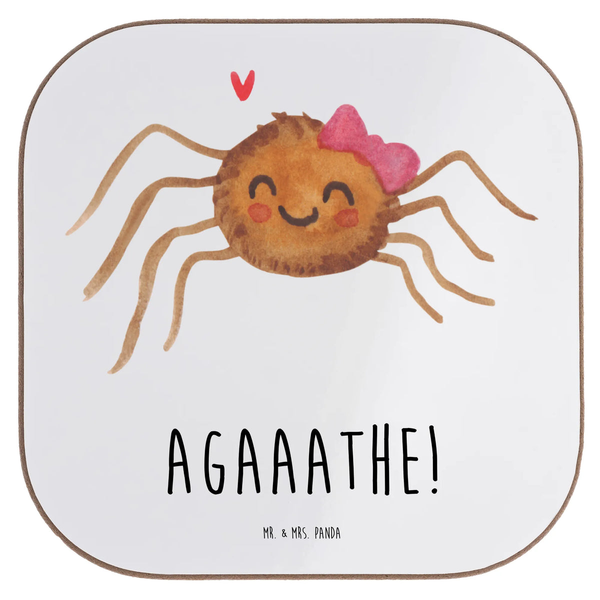 Square coaster Spider Agathe Joy Spider Agathe, Spider