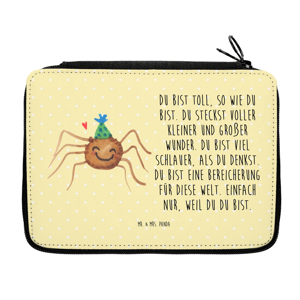 Leather folder Spider Agathe Party primary school, child, pencil case, pencil bag, gift, pen roll, school, motif, pupil, enrolment, Spider Agathe, Spider, Agathe, Videos, Merchandise