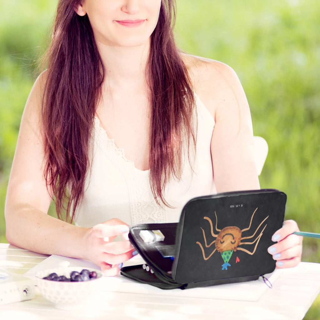 Leather folder Spider Agathe Party primary school, child, pencil case, pencil bag, gift, pen roll, school, motif, pupil, enrolment, Spider Agathe, Spider, Agathe, Videos, Merchandise