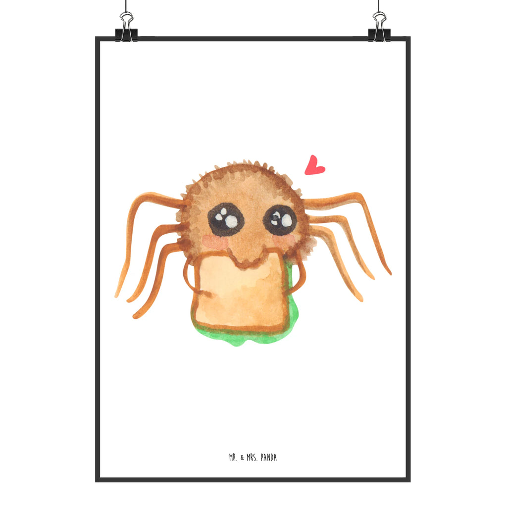 Plakat Pająk Agata kanapka wanddeko, Wanddekoration, Deko Bild, Designposter, wanddruck, Mr. & Mrs. Panda Poster, wandkunst, drucke, kunstdruck poster, Posterdruck, Wandschmuck, Kunstdruck, Wanddeko Bild, Wandposter, Bild für Wand, kunst für die wand, grafikposter, Plakat, kunstposter, Bild, Poster, Wandbild, Merchandise, Videos, Agathe, Spinne, Spinne Agathe, Hungrig, Lebensfreude, Hunger, Mut, Verfressen, Glück, Alles Wird gut
