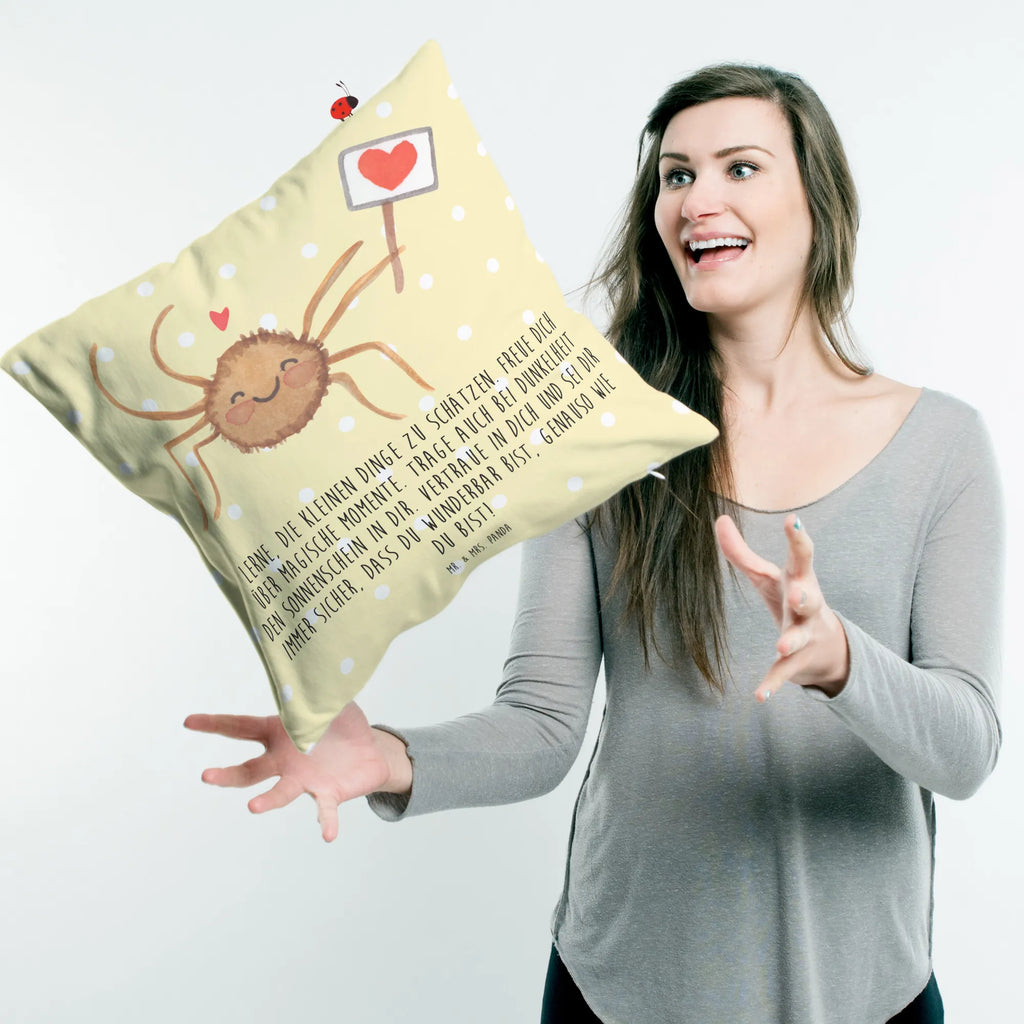 Cushion Spider Agatha Motivation pad, fluffy, pillow case, cushion, 40x40, soft, sofa, settee, couch, pillows, 40 x 40, bed, Pillow, bedroom, Spider Agathe, Spider, Agathe, Videos, Merchandise