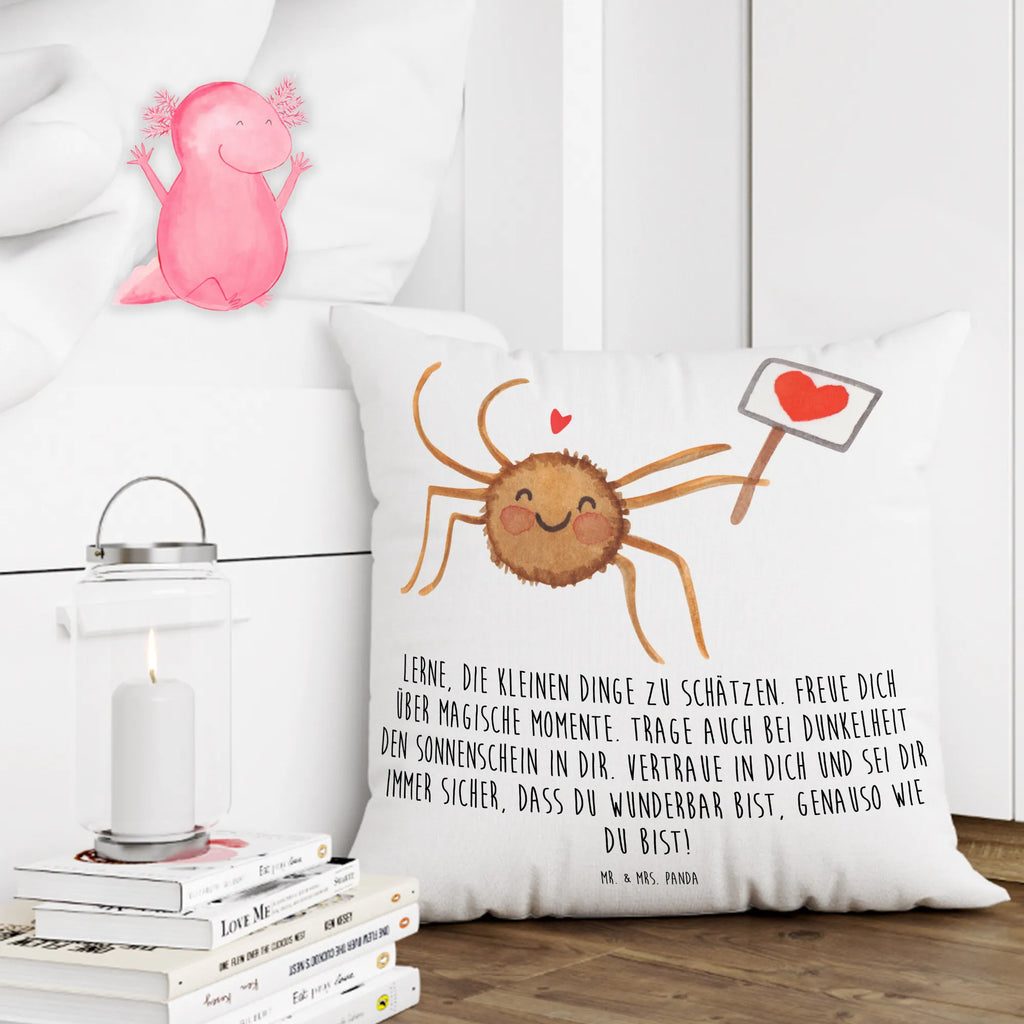 Cushion Spider Agatha Motivation pad, fluffy, pillow case, cushion, 40x40, soft, sofa, settee, couch, pillows, 40 x 40, bed, Pillow, bedroom, Spider Agathe, Spider, Agathe, Videos, Merchandise