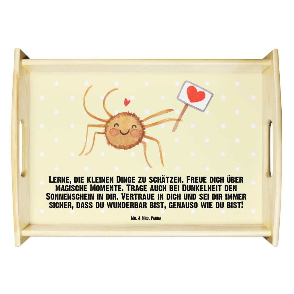 Serving tray Spider Agatha Motivation Küchentablett, Dekotablett, Holztablett, Tablett, Serviertablett, Frühstückstablett, Spinne Agathe, Spinne, Agathe, Videos, Merchandise, Vertrauen, Liebe, Glück, Motivation, Dankeschön