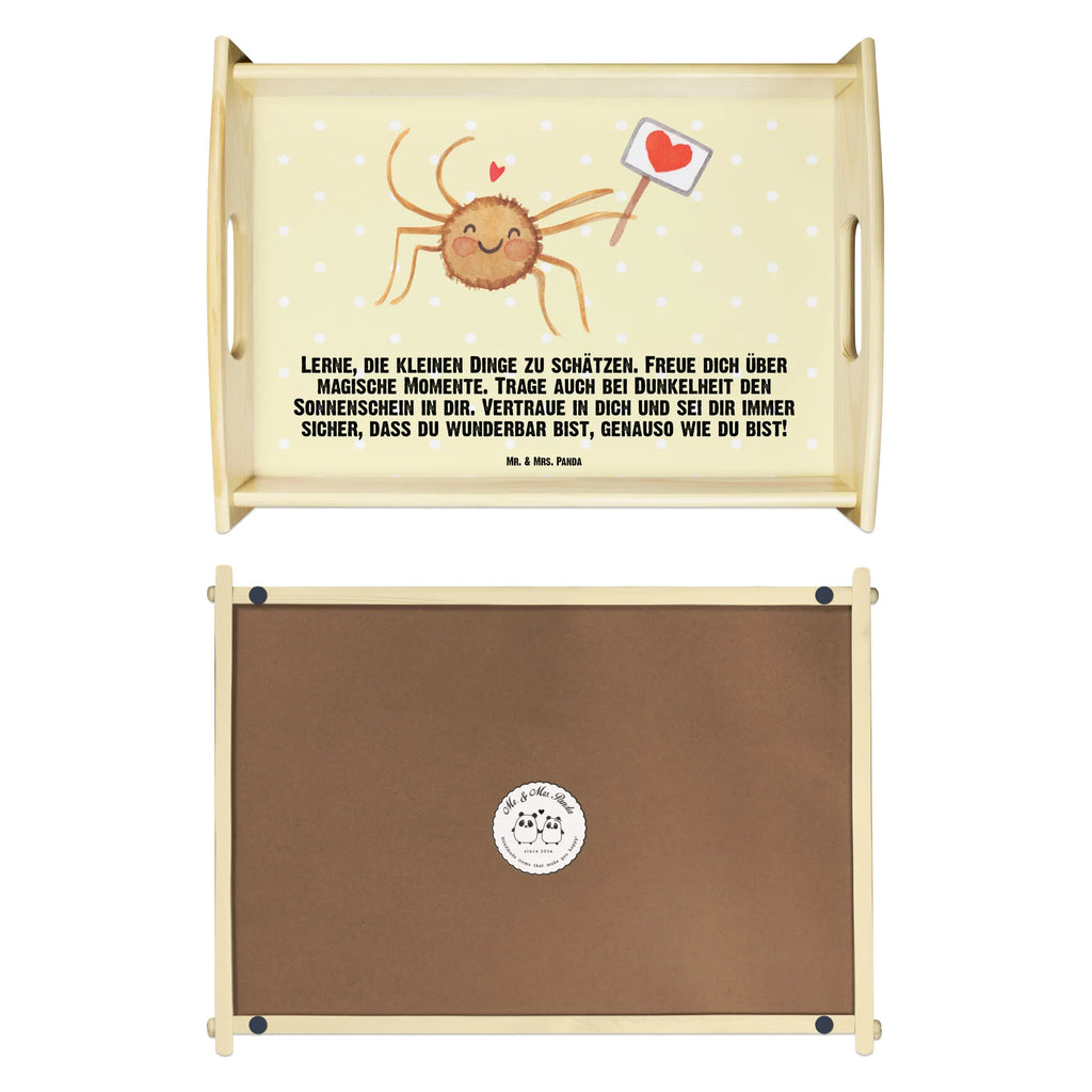 Serving tray Spider Agatha Motivation Küchentablett, Dekotablett, Holztablett, Tablett, Serviertablett, Frühstückstablett, Spinne Agathe, Spinne, Agathe, Videos, Merchandise, Vertrauen, Liebe, Glück, Motivation, Dankeschön
