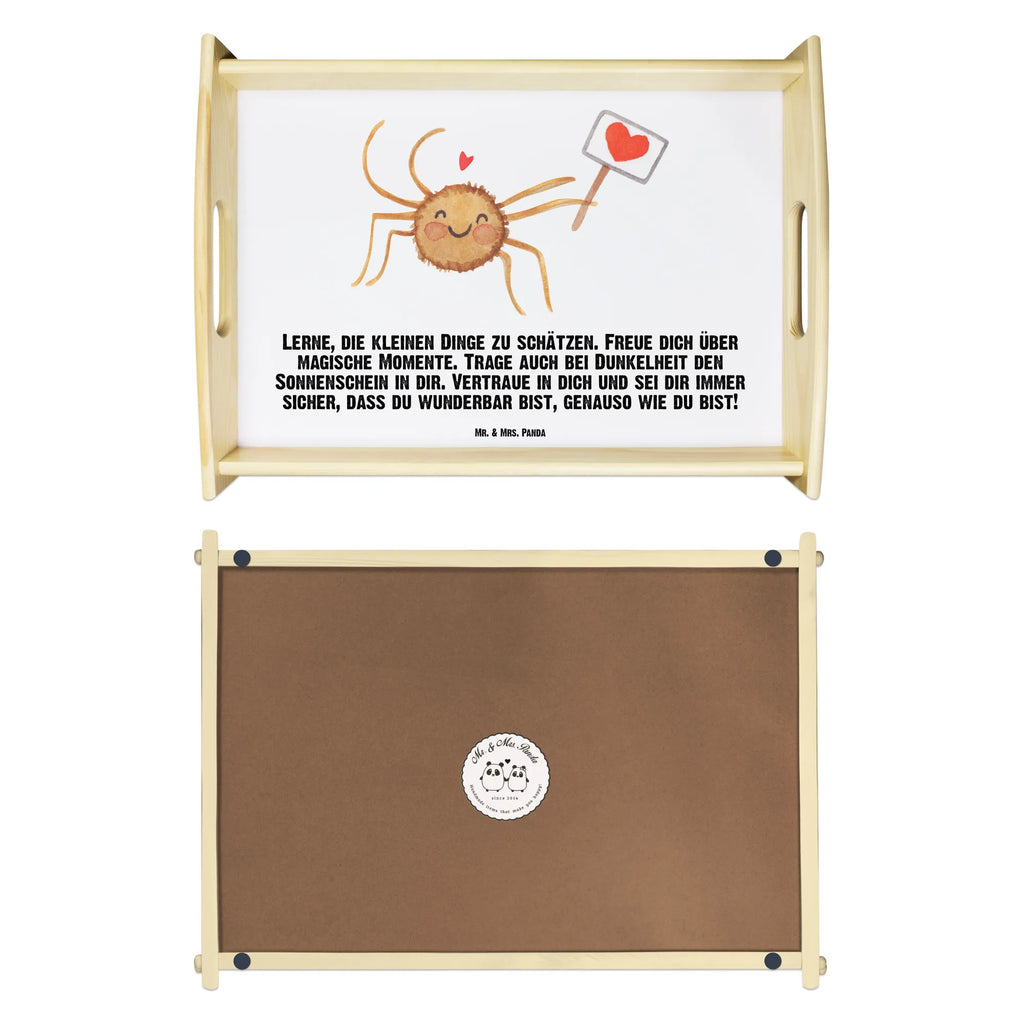 Serving tray Spider Agatha Motivation Küchentablett, Dekotablett, Holztablett, Tablett, Serviertablett, Frühstückstablett, Spinne Agathe, Spinne, Agathe, Videos, Merchandise, Vertrauen, Liebe, Glück, Motivation, Dankeschön