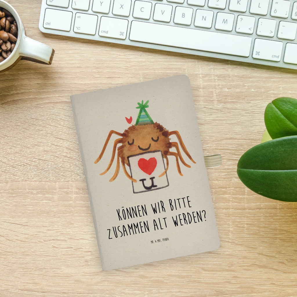 Cotton notebook Spider Agathe Letter Notizheft, notizbuch, Schreibheft A5, Notizbuch A5 Hardcover, din a5 notizbuch, Journal, A5 Skizzenbuch, A5 Notizheft, a5 buch, Notizbuch A5, A5 Notizbuch, din a5 buch, Skizzenbuch, din a5 kladde, a5 kladde, hardcover notizbuch, Tagebuch A5, Tagebuch, Reisetagebuch, hardcover journal, Notizbuch DIN A5, Schreibbuch, hardcover kladde, Journal A5, A5 Journal, Notizheft A5, A5 Heft, Spinne Agathe, Spinne, Agathe, Videos, Merchandise, Ich Liebe Dich, Verliebt, Liebesgeschenk, Heiratsantrag, Treuebeweis, Liebesbeweis, Liebespaar, Treuetest