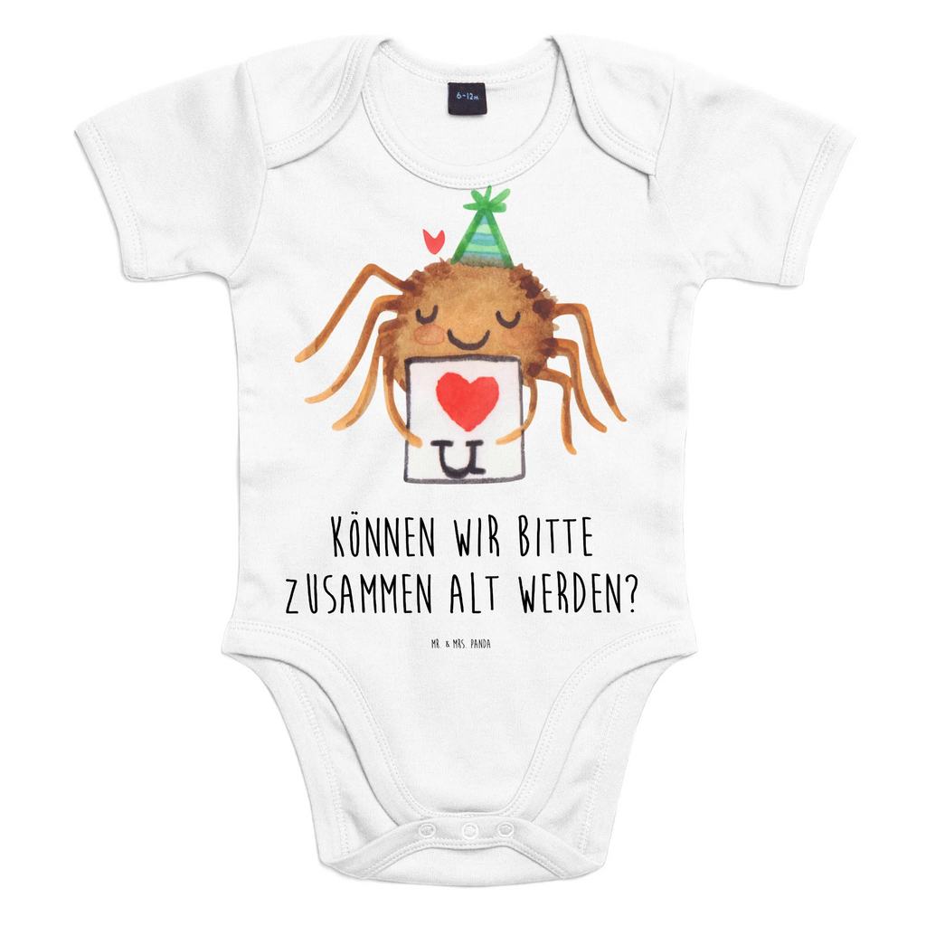 Body dla niemowląt Pająk Agata list Baby-Strampler, Wickelbody, Baby Erstausstattung, Baby-Overall, Kurzarm-Strampler, Babystrampler, Baby-Romper, Babykleidung, Baby-Body, Strampler, Baby-Kleidung, Spinne Agathe, Spinne, Agathe, Videos, Merchandise, Treuebeweis, Heiratsantrag, Treuetest, Liebespaar, Liebesbeweis, Verliebt, Ich Liebe dich, Liebesgeschenk