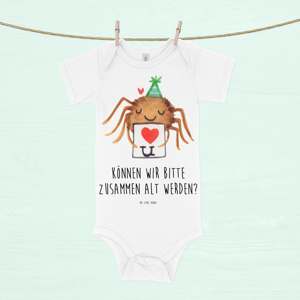 Body dla niemowląt Pająk Agata list Baby-Strampler, Wickelbody, Baby Erstausstattung, Baby-Overall, Kurzarm-Strampler, Babystrampler, Baby-Romper, Babykleidung, Baby-Body, Strampler, Baby-Kleidung, Spinne Agathe, Spinne, Agathe, Videos, Merchandise, Treuebeweis, Heiratsantrag, Treuetest, Liebespaar, Liebesbeweis, Verliebt, Ich Liebe dich, Liebesgeschenk