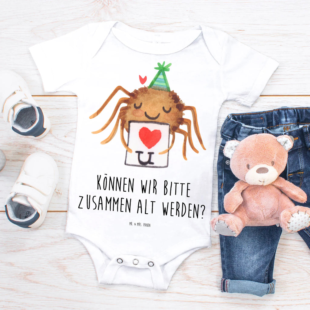 Body dla niemowląt Pająk Agata list Baby-Strampler, Wickelbody, Baby Erstausstattung, Baby-Overall, Kurzarm-Strampler, Babystrampler, Baby-Romper, Babykleidung, Baby-Body, Strampler, Baby-Kleidung, Spinne Agathe, Spinne, Agathe, Videos, Merchandise, Treuebeweis, Heiratsantrag, Treuetest, Liebespaar, Liebesbeweis, Verliebt, Ich Liebe dich, Liebesgeschenk