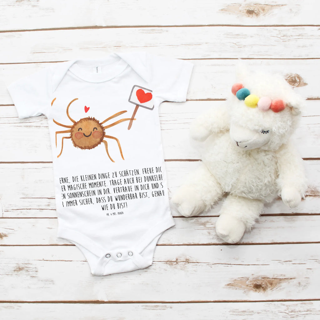 Baby Body Spinne Agathe Motivation Baby Erstausstattung, Kurzarm-Strampler, Baby-Strampler, Baby-Overall, Babykleidung, Baby-Kleidung, Baby-Body, Babystrampler, Wickelbody, Baby-Romper, Strampler, Spinne Agathe, Spinne, Agathe, Videos, Merchandise, Liebe, Vertrauen, Glück, Dankeschön, Motivation