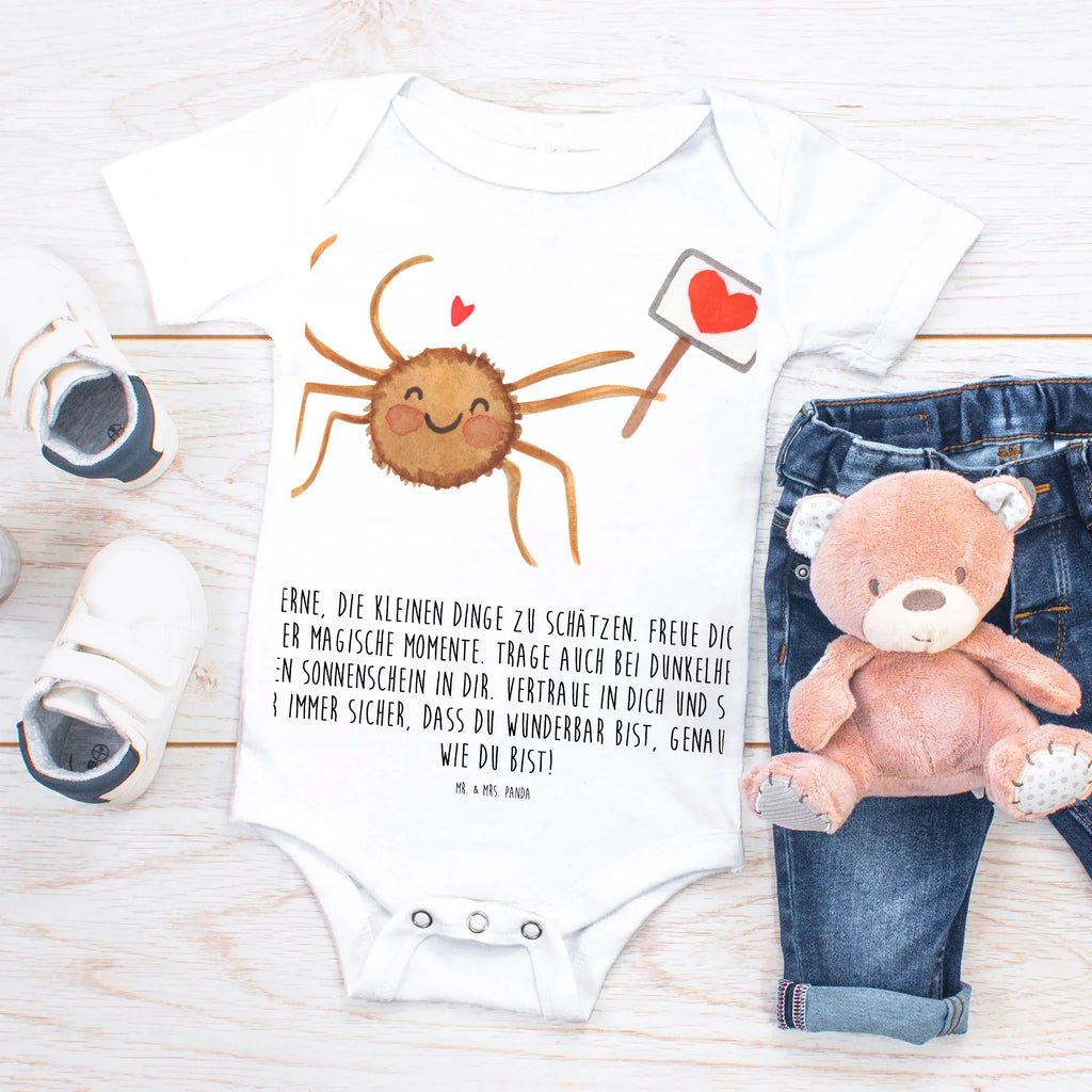 Baby Body Spinne Agathe Motivation Baby Erstausstattung, Kurzarm-Strampler, Baby-Strampler, Baby-Overall, Babykleidung, Baby-Kleidung, Baby-Body, Babystrampler, Wickelbody, Baby-Romper, Strampler, Spinne Agathe, Spinne, Agathe, Videos, Merchandise, Liebe, Vertrauen, Glück, Dankeschön, Motivation