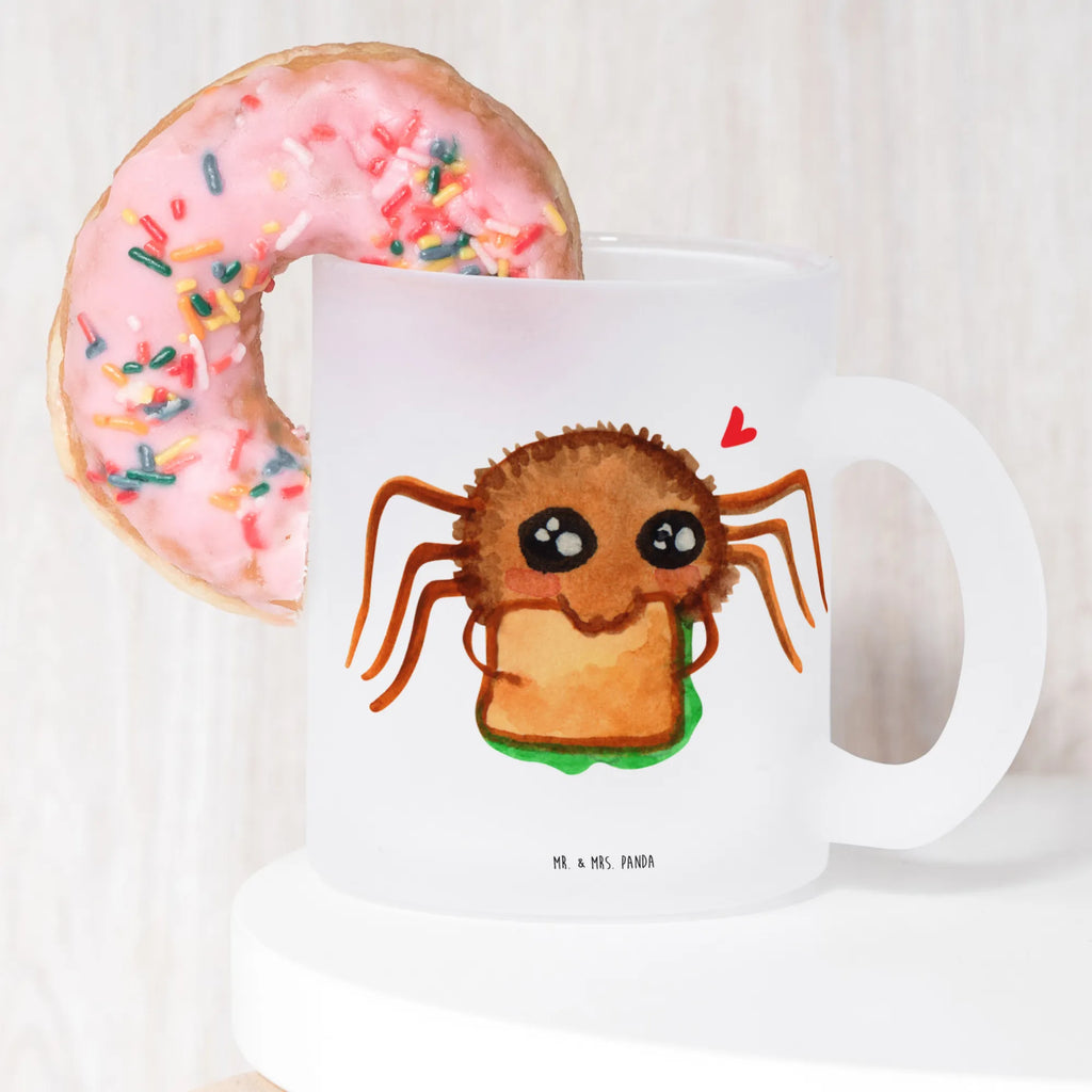 Filiżanka do herbaty Pająk Agata kanapka Glasbecher, Trinkglas, Teegläser, glastasse, Becher, Glas Teebecher, becher glas, Teeglas, Teetasse aus Glas, Tee Tasse, Große Teetasse, Tasse Für Tee, Tasse, becher für tee, tasse glas, getränkeglas, Teetasse, Teetasse Glas, Spinne Agathe, Spinne, Agathe, Videos, Merchandise, Glück, Hunger, Alles Wird gut, Mut, Hungrig, Verfressen, Lebensfreude