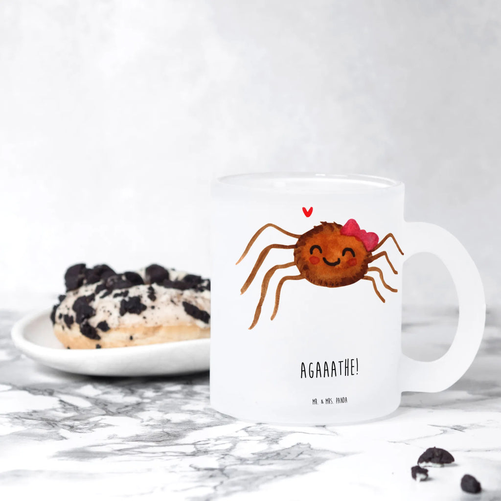 Glass tea cup Spider Agathe Joy tea glass, mug, Tea cup, tea, glass, Spider Agathe, Spider, Agathe, Videos, Merchandise