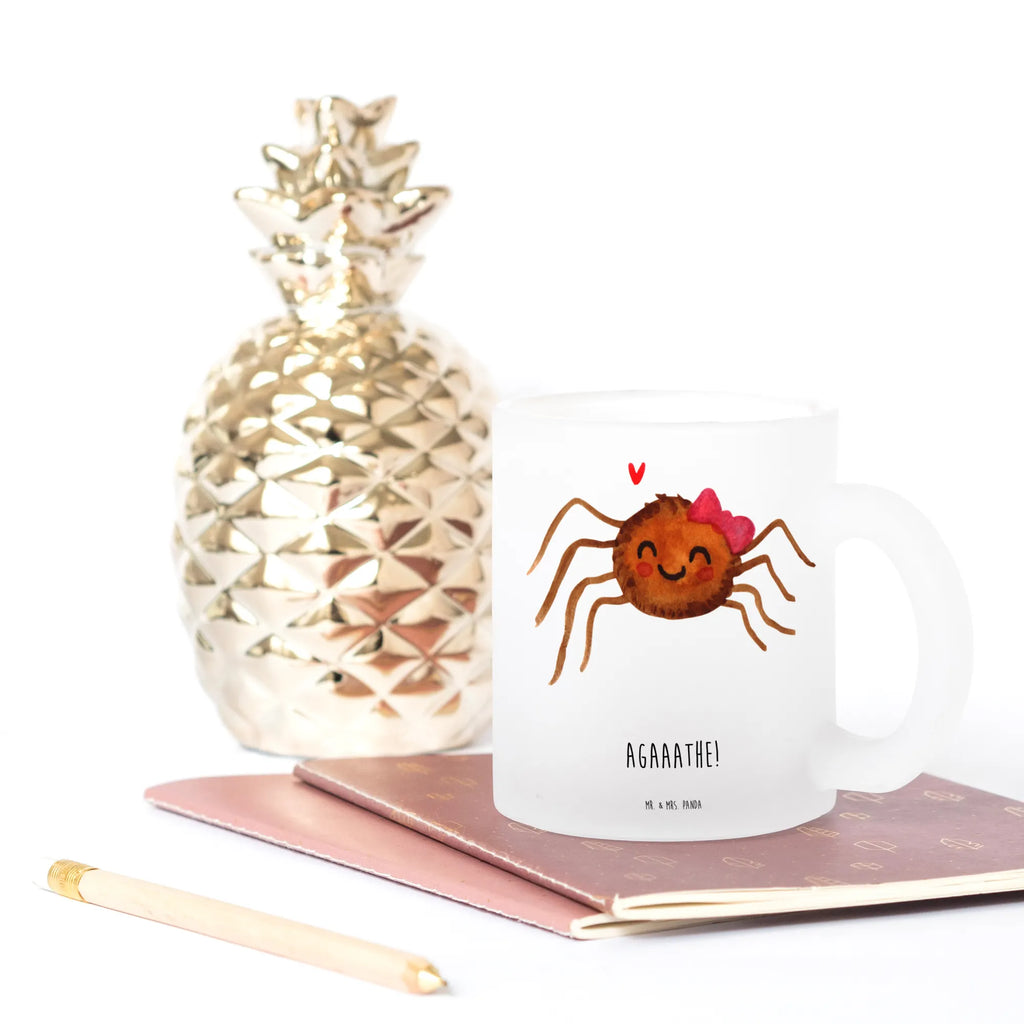 Glass tea cup Spider Agathe Joy tea glass, mug, Tea cup, tea, glass, Spider Agathe, Spider, Agathe, Videos, Merchandise