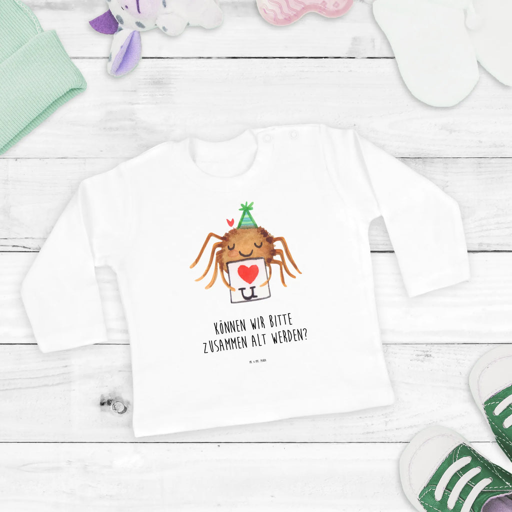 Baby Longsleeve Spinne Agathe Brief Langarm, Bio, Kleidung, Baby Shower, Spinne Agathe, Spinne, Agathe, Videos, Merchandise, Treuetest, Ich Liebe Dich, Verliebt, Heiratsantrag, Treuebeweis, Liebespaar, Liebesgeschenk, Liebesbeweis