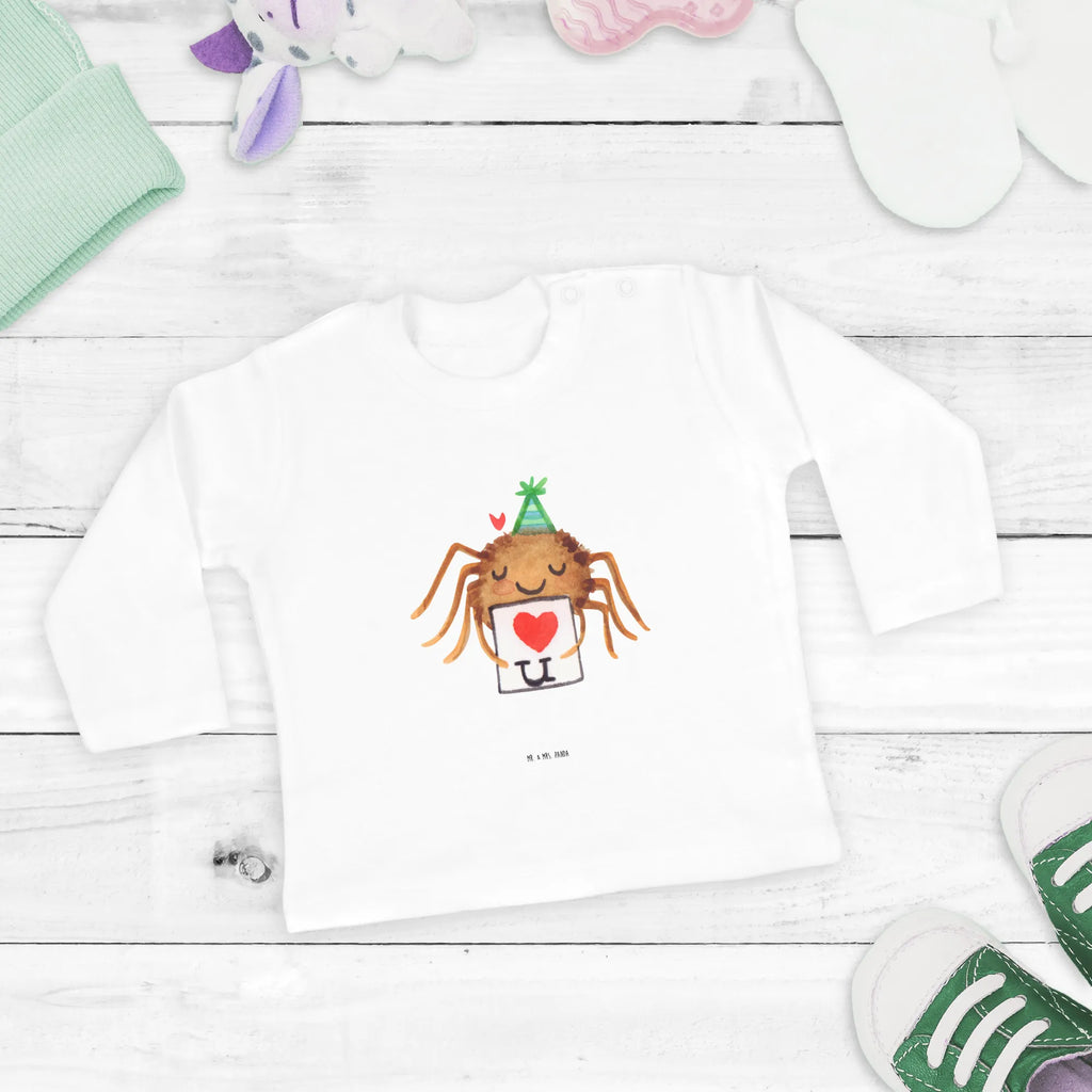 Baby Longsleeve Spinne Agathe Brief Langarm, Bio, Kleidung, Baby Shower, Spinne Agathe, Spinne, Agathe, Videos, Merchandise, Treuetest, Ich Liebe Dich, Verliebt, Heiratsantrag, Treuebeweis, Liebespaar, Liebesgeschenk, Liebesbeweis
