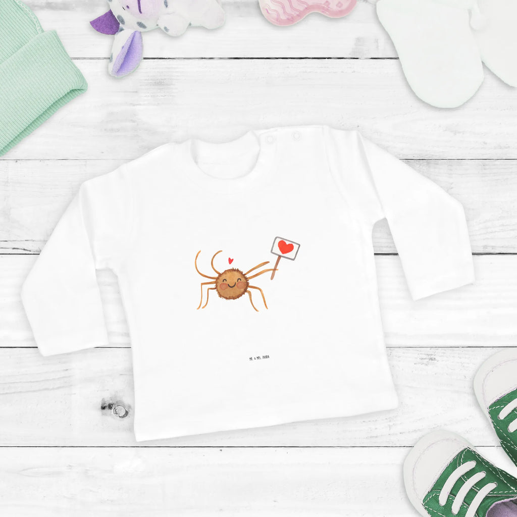Baby long-sleeve Spider Agatha Motivation Bio, Baby Shower, Langarm, Kleidung, Spinne Agathe, Spinne, Agathe, Videos, Merchandise, Vertrauen, Dankeschön, Liebe, Motivation, Glück