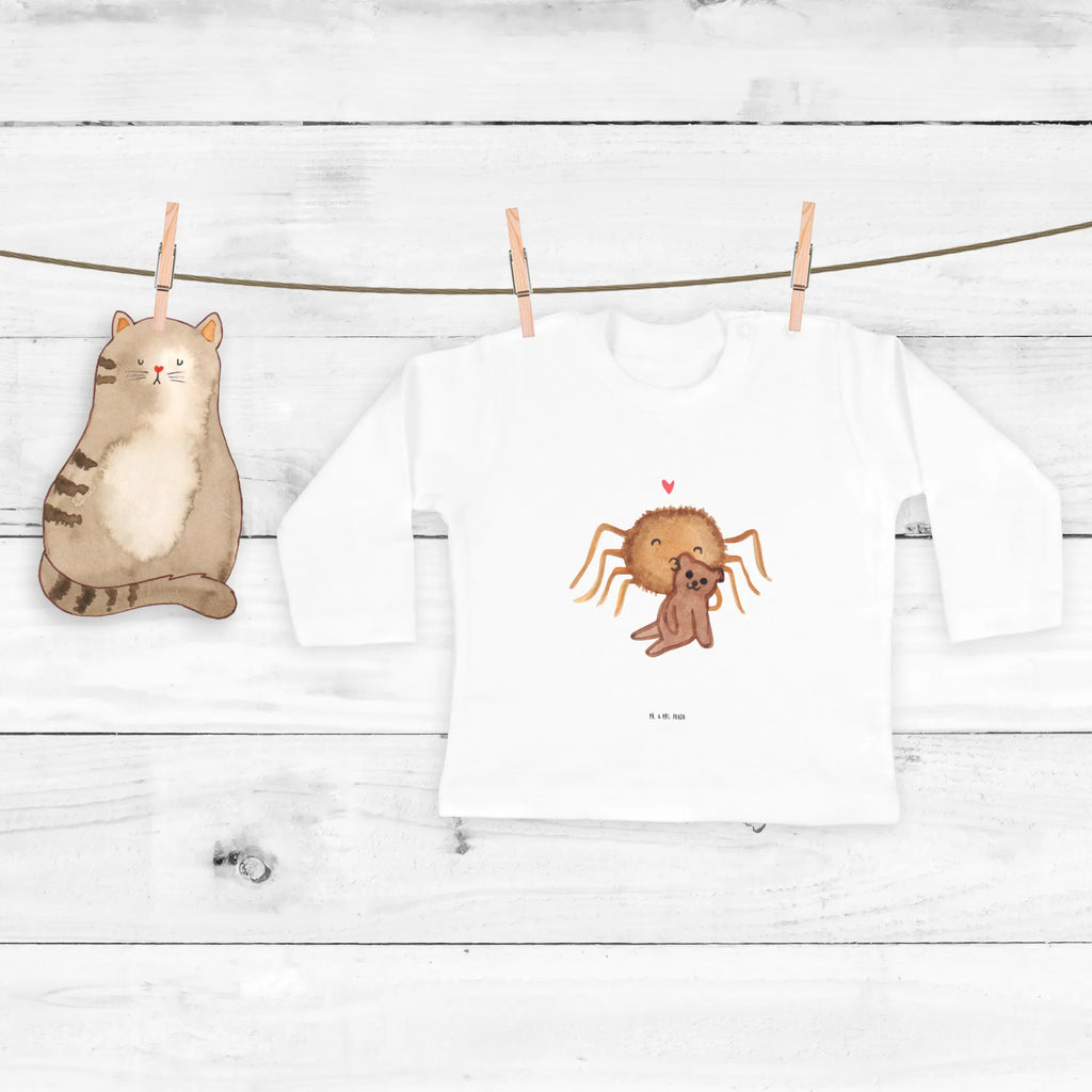 Baby Longsleeve Spinne Agathe Teddy Bio, Mädchen, Langarm, Jungen, Kleidung, Baby, Spinne Agathe, Spinne, Agathe, Videos, Merchandise, Dankeschön, Miteinander, Treue, Freundschaft, Verliebt, Liebesgeschenk, Teddy, Liebesbeweis