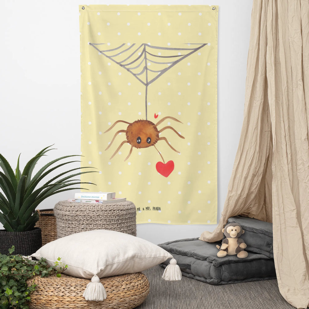 Wandteppich Spinne Agathe Liebe Boho, Wandbild, Wanddeko, Kinderzimmer Wand, Wand Deko, Textil-Kunst, Wandbehang, Wandteppich, Kinderzimmer Wanddeko, Dekoration, Schmuck-Wandbehang, Tapisserie, Kinderzimmer Deko, Kinderzimmer, Tapestry, Wandtuch, Spinne Agathe, Spinne, Agathe, Videos, Merchandise, Liebe, Liebesbeweis, Liebesgeschenk, Verliebt