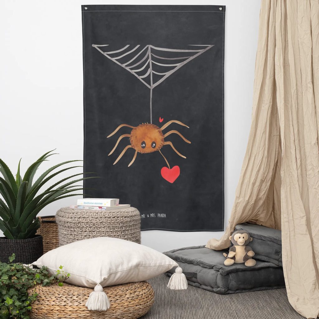 Wandteppich Spinne Agathe Liebe Boho, Wandbild, Wanddeko, Kinderzimmer Wand, Wand Deko, Textil-Kunst, Wandbehang, Wandteppich, Kinderzimmer Wanddeko, Dekoration, Schmuck-Wandbehang, Tapisserie, Kinderzimmer Deko, Kinderzimmer, Tapestry, Wandtuch, Spinne Agathe, Spinne, Agathe, Videos, Merchandise, Liebe, Liebesbeweis, Liebesgeschenk, Verliebt