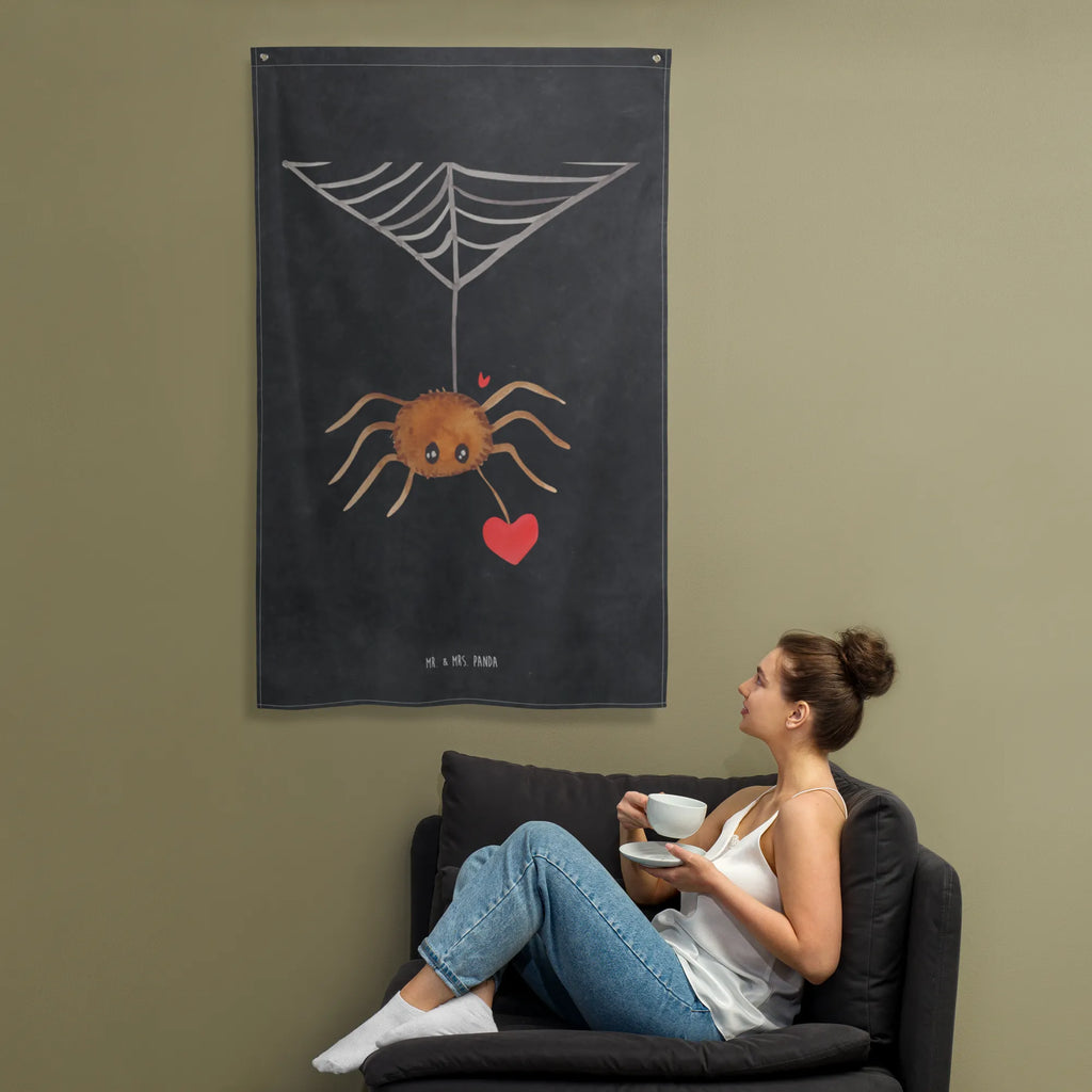 Wandteppich Spinne Agathe Liebe Boho, Wandbild, Wanddeko, Kinderzimmer Wand, Wand Deko, Textil-Kunst, Wandbehang, Wandteppich, Kinderzimmer Wanddeko, Dekoration, Schmuck-Wandbehang, Tapisserie, Kinderzimmer Deko, Kinderzimmer, Tapestry, Wandtuch, Spinne Agathe, Spinne, Agathe, Videos, Merchandise, Liebe, Liebesbeweis, Liebesgeschenk, Verliebt