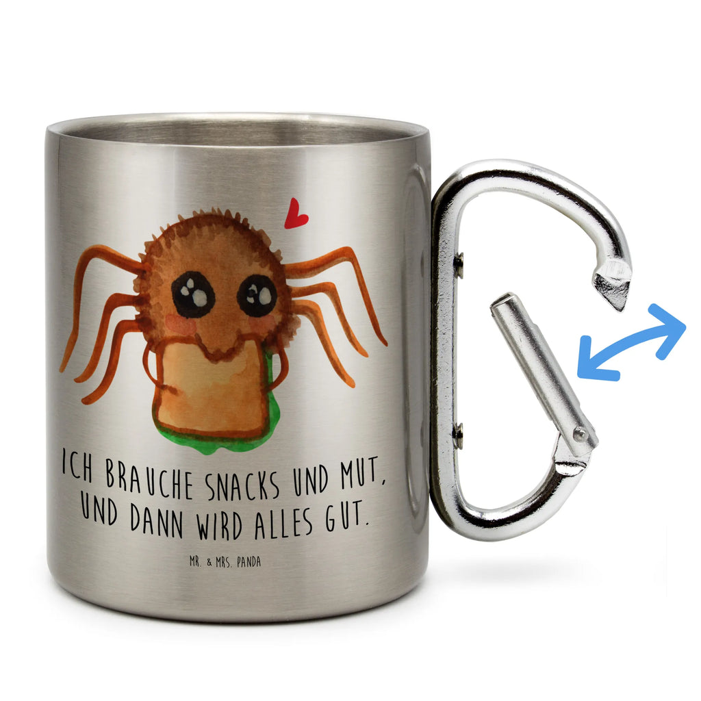 Kubek ze stali nierdzewnej Pająk Agata kanapka Thermobecher, Thermo Kaffeebecher, edelstahl isolierbecher, Edelstahlbecher, Trinkbecher Edelstahl, Karabiner Becher, edelstahl reisebecher, thermotasse, metallbecher, Edelstahl Kaffeebecher, Edelstahl Trinkbecher, Campingtasse, Tasse, Isolierbecher, karabiner tasse, Reisebecher, karabinerbecher, Becher Aus Edelstahl, Edelstahltasse, edelstahl thermobecher, Trinkbecher Metall, Becher, Kaffeebecher Edelstahl, wanderbecher, Campingbecher, Thermobecher Edelstahl, Metalltasse, Isolierbecher Edelstahl, Spinne Agathe, Spinne, Agathe, Videos, Merchandise, Lebensfreude, Mut, Hunger, Hungrig, Glück, Verfressen, Alles Wird gut