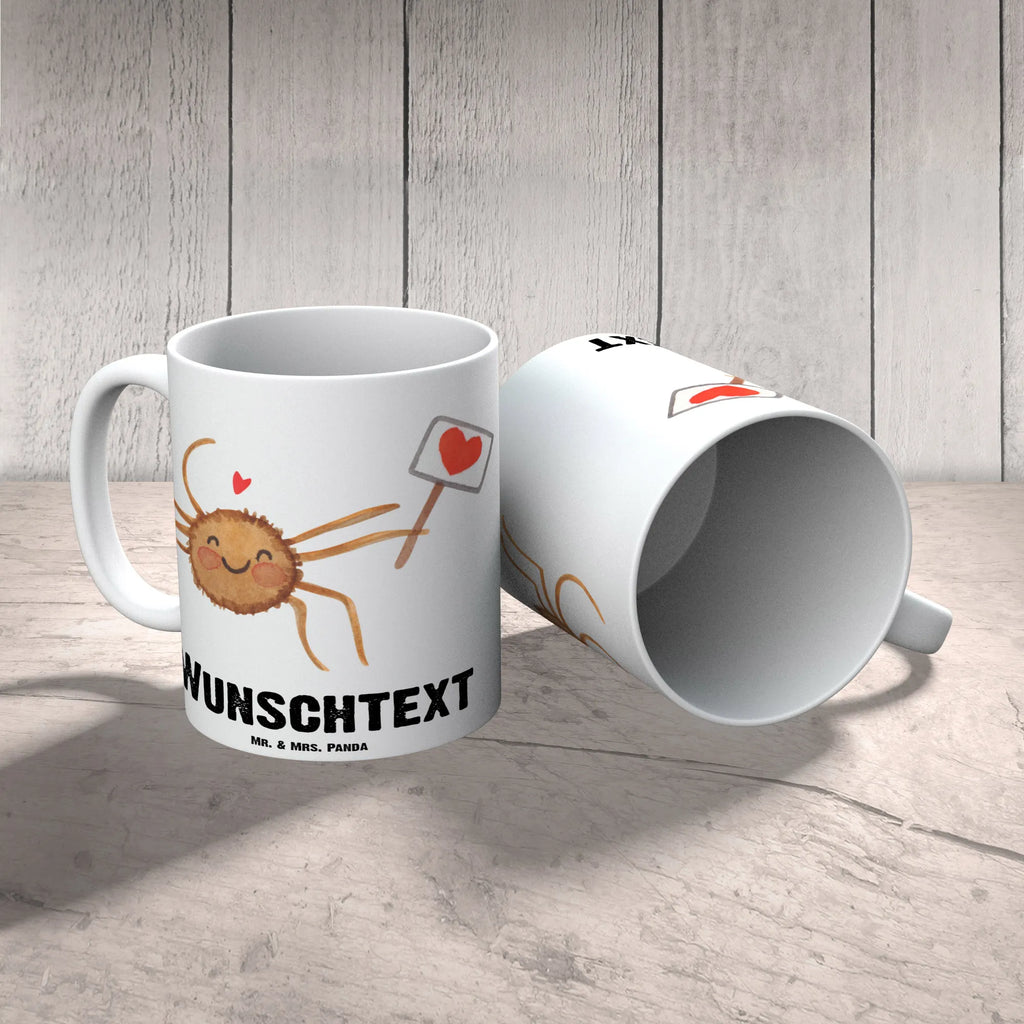 Personalisierte Tasse Spinne Agathe Motivation Drucken, Tasse mit Namen, Namenstasse, Personalisierte Tasse, Tasse, Personalisiert, Wunschname, Namen, Spinne Agathe, Spinne, Agathe, Videos, Merchandise, Motivation, Liebe, Dankeschön, Glück, Vertrauen