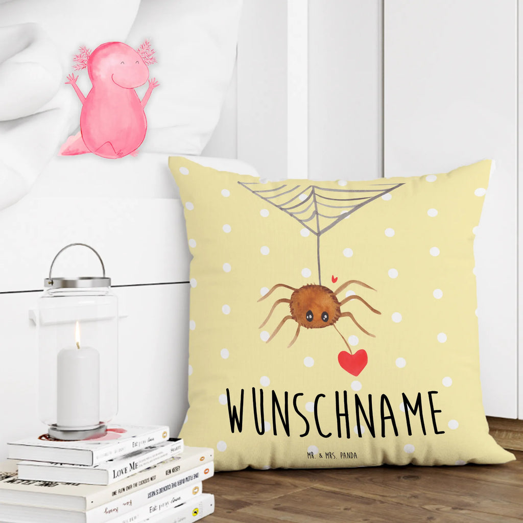 Personalisiertes Kissen Spinne Agathe Liebe Name, Wunschname, Personalisiert, Bedrucken, Kissen, Kopfkissen, Spinne Agathe, Spinne, Agathe, Videos, Merchandise, Liebesbeweis, Liebe, Verliebt, Liebesgeschenk