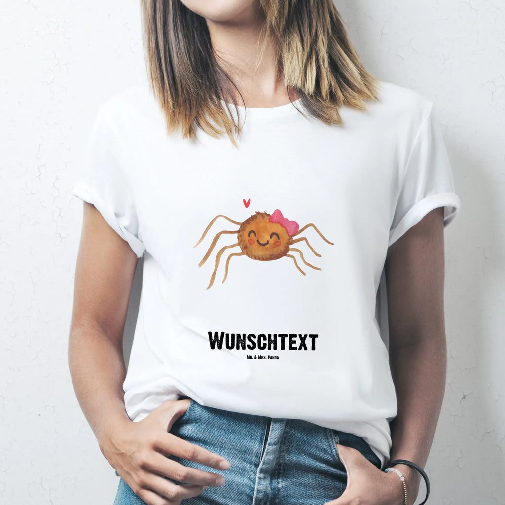 Rozmiar L Personalizowana koszulka Pająk Agata radość T-Shirt mit Namen, T-Shirt Personalisiert, T-Shirt mit Aufruck, Damen, Herren, Merchandise, Spinne Agathe, Videos, Agathe, Spinne, Viral, Trend, Beliebte Spinne, Viraler Hit