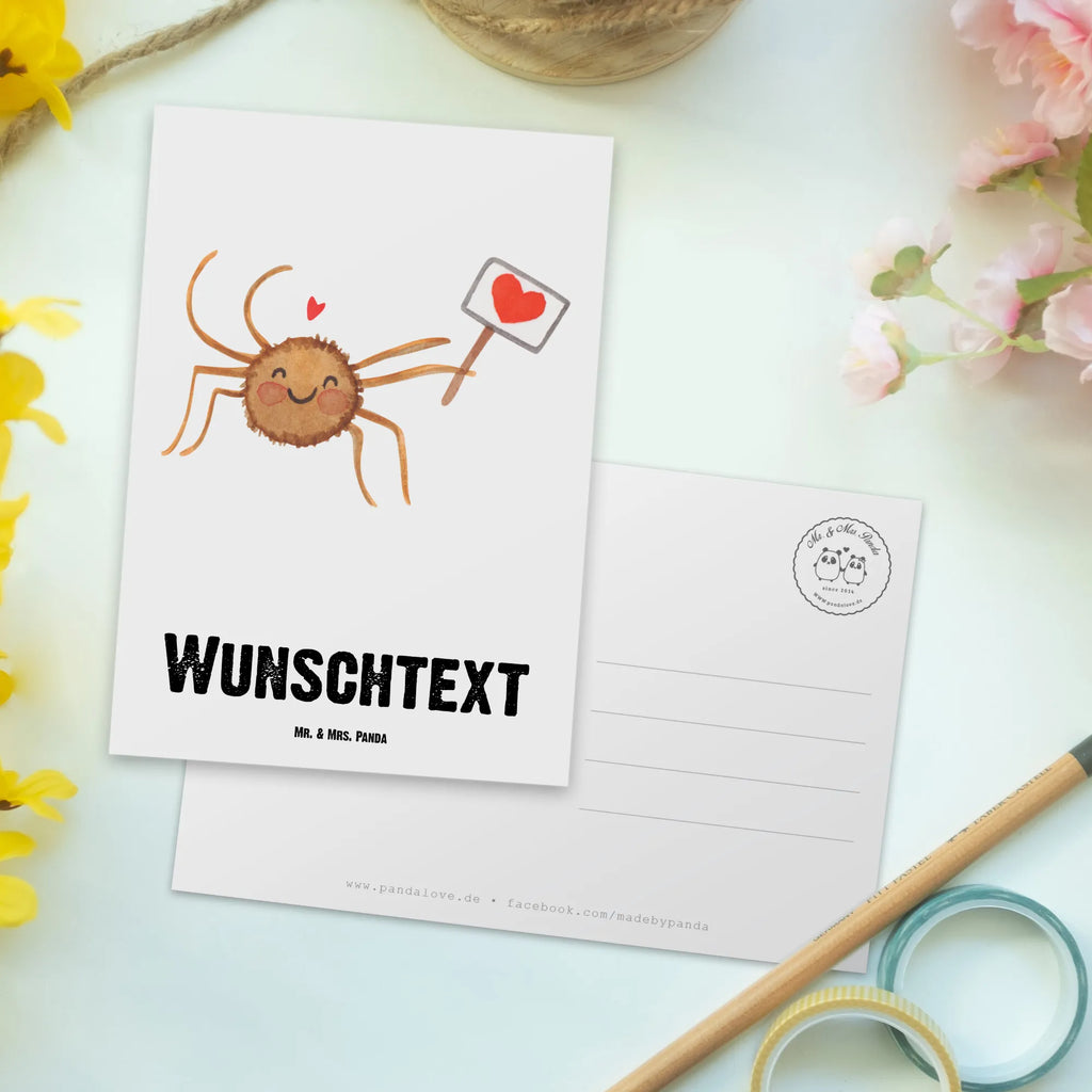 Personalisierte Postkarte Spinne Agathe Motivation Einladung mit Wunschtext, Postkarte bedrucken, Einladung mit Namen, Grußkarte mit Namen, Karte mit Wunschtext, Postkarte mit Wunschtext, Postkarte mit Namen, Grußkarte mit Wunschtext, Geschenkkarte mit Wunschtext, Postkarte personalisierbar, Karte mit Namen, Ansichtskarte mit Wunschtext, Ansichtskarte mit Namen, Geschenkkarte mit Namen, Spinne Agathe, Spinne, Agathe, Videos, Merchandise, Motivation, Vertrauen, Dankeschön, Liebe, Glück