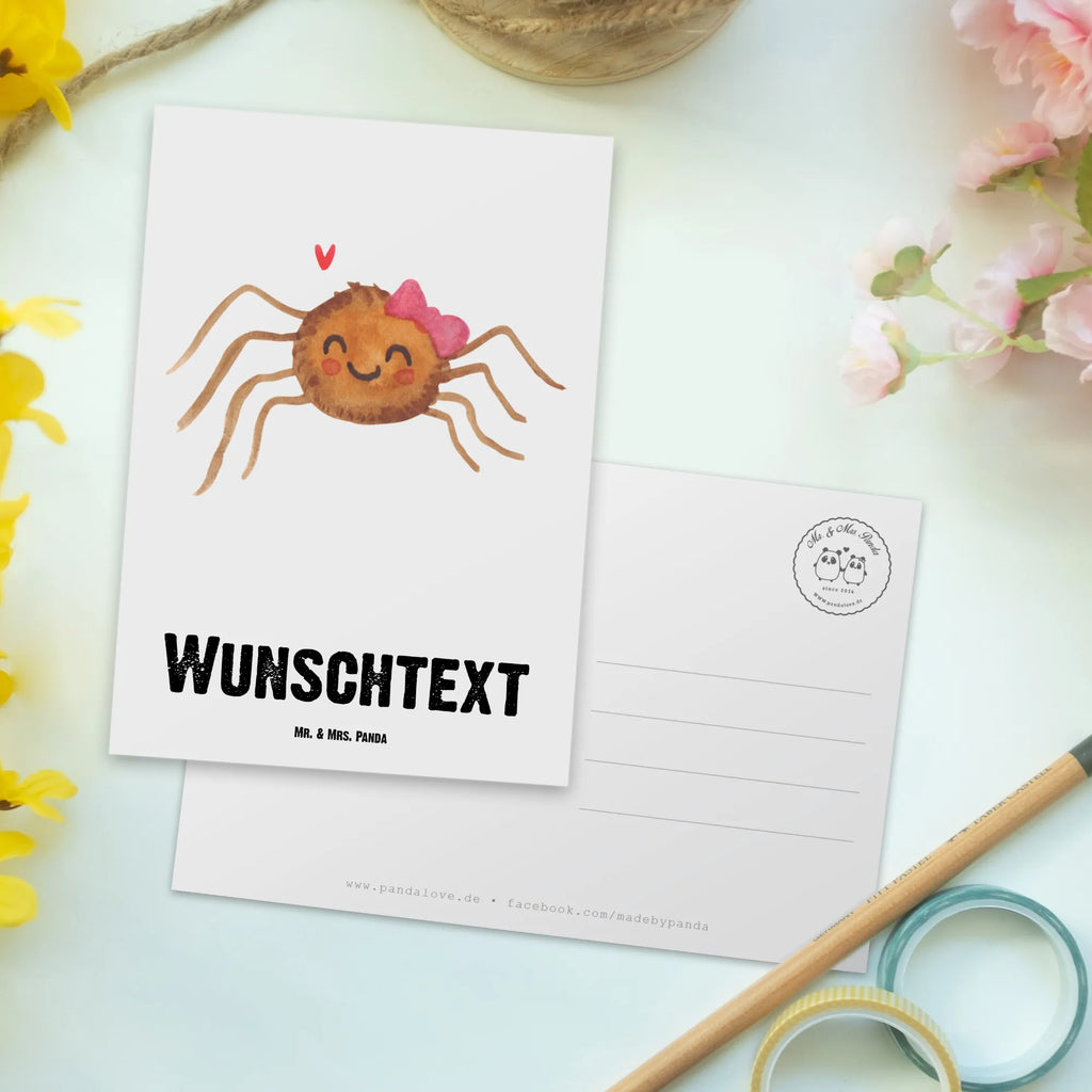 Personalisierte Postkarte Spinne Agathe Freude Postkarte mit Wunschtext, Ansichtskarte mit Wunschtext, Postkarte Personalisierbar, Karte mit Wunschtext, Geschenkkarte mit Wunschtext, Ansichtskarte mit Namen, Grußkarte mit Namen, Einladung mit Wunschtext, Einladung mit Namen, Postkarte mit Namen, Geschenkkarte mit Namen, Postkarte Bedrucken, Grußkarte mit Wunschtext, Karte mit Namen, Spinne Agathe, Spinne, Agathe, Videos, Merchandise, Viral, Beliebte Spinne, Trend, Viraler Hit