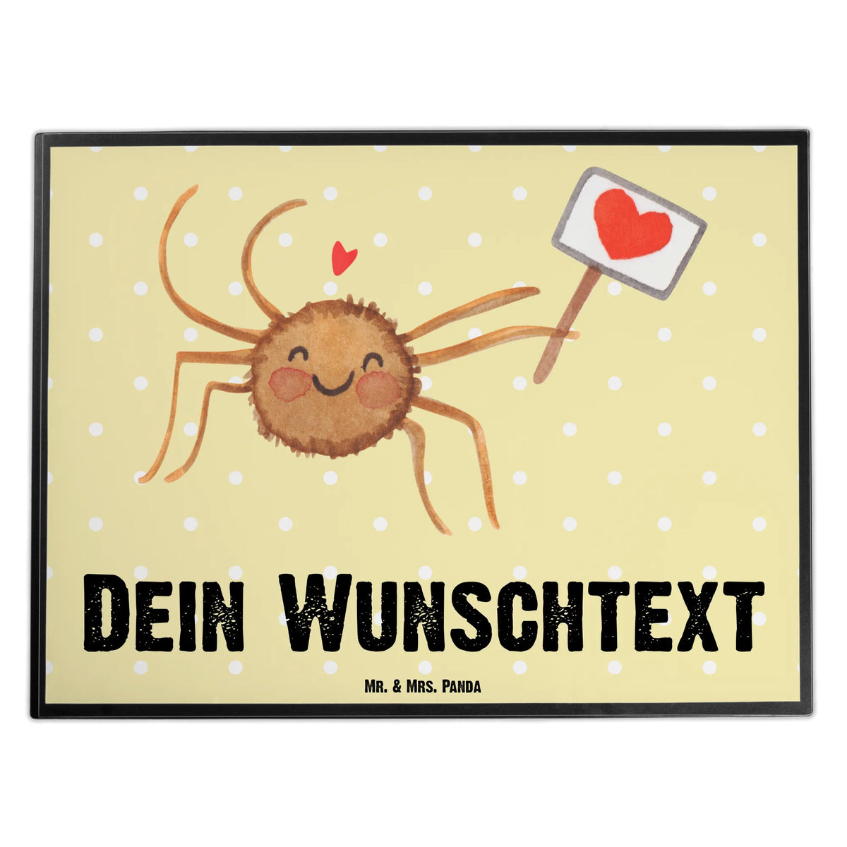 Personalised desk pad Spider Agatha Motivation Spider Agathe, Spider