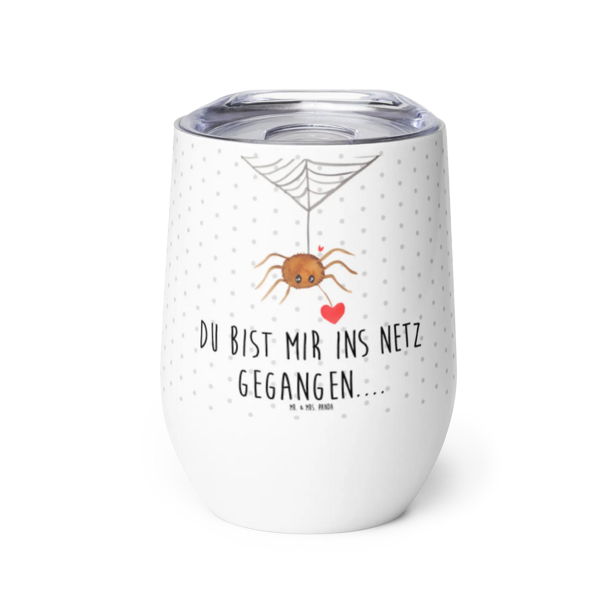 Weinbecher Spinne Agathe Liebe Isolierbecher, Edelstahlbecher, heißgetränkebecher, edelstahl thermobecher, edelstahl isolierbecher, kaffee tasse, Wein Thermobecher, glühweinbecher, Reisebecher, Weinbecher, Edelstahl Weinbecher, thermosbecher, Outdoor Becher, Thermobecher, reise kaffeebecher, isoliertasse, glühwein tasse, motivbecher, Weintumbler, Thermo Becher, Spinne Agathe, Spinne, Agathe, Videos, Merchandise, Liebe, Liebesgeschenk, Verliebt, Liebesbeweis