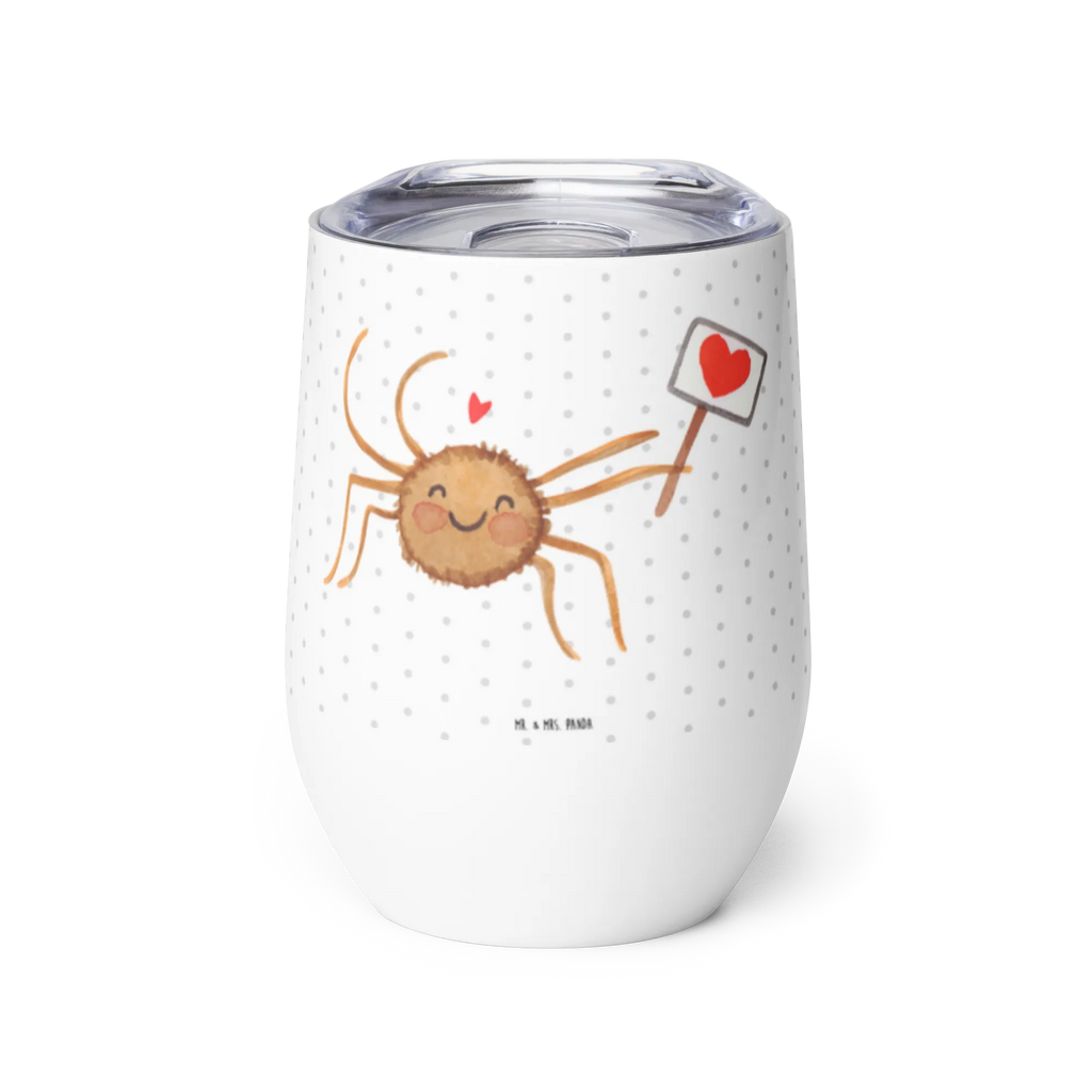 Wine cup Spider Agatha Motivation premium wine tumbler, mulled wine cup, stemless wine glasses, insulated tumbler, wine glasses, portable wine cup, hot drinks, wine travel tumbler, drinking cup, wine tumbler, wine goblet, Spider Agathe, Spider, Agathe, Videos, Merchandise
