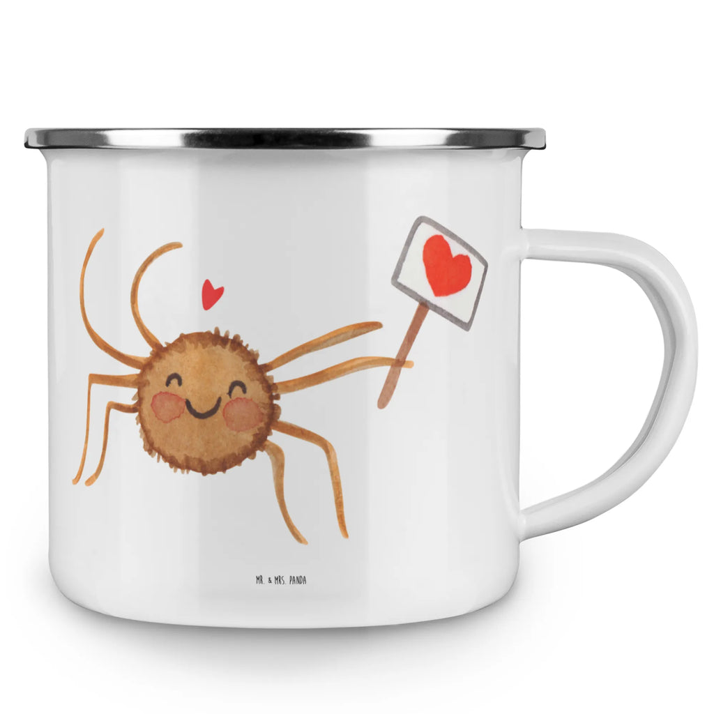 Enamel camping mug Spider Agatha Motivation Teetasse, Pott, Trinkbecher, Emaille Tasse, Kaffeetasse, Becher, Emailletasse, emaillebecher, Reisebecher, blechbecher, Metalltasse, metallbecher, wanderbecher, becher emaille, Campingtasse, Blechtasse, Tasse Emaille, Tasse, Campingbecher, Kaffeebecher, Teebecher, reisetasse, wandertasse, Emaille Becher, Spinne Agathe, Spinne, Agathe, Videos, Merchandise, Liebe, Dankeschön, Vertrauen, Glück, Motivation