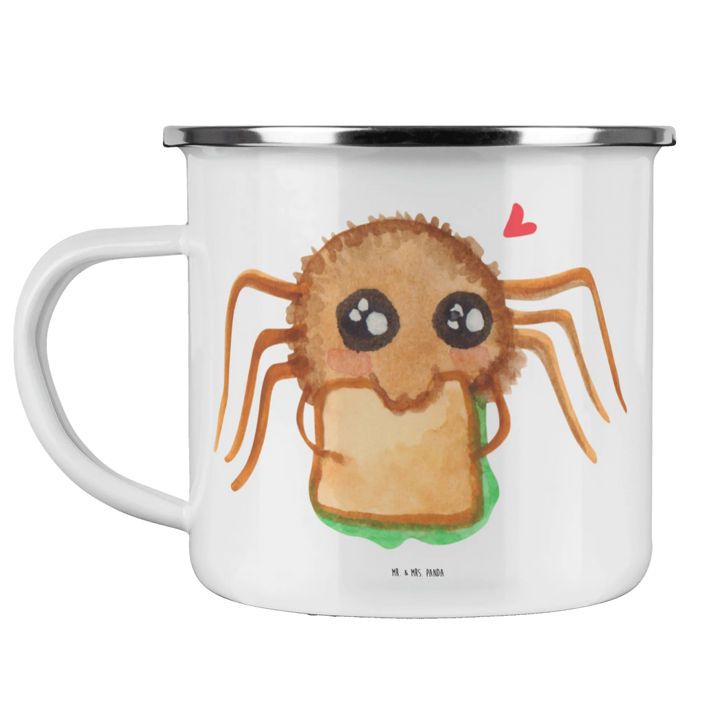 Camping Emaille Tasse Spinne Agathe Sandwich Emaille Tasse, Teebecher, emaillebecher, Metalltasse, Kaffeetasse, Pott, Tasse, becher emaille, Emailletasse, Trinkbecher, wandertasse, Teetasse, blechbecher, Reisebecher, Emaille Becher, Kaffeebecher, Tasse Emaille, wanderbecher, Blechtasse, reisetasse, metallbecher, Becher, Campingtasse, Campingbecher, Spinne Agathe, Spinne, Agathe, Videos, Merchandise, Lebensfreude, Alles Wird gut, Mut, Hungrig, Glück, Verfressen, Hunger