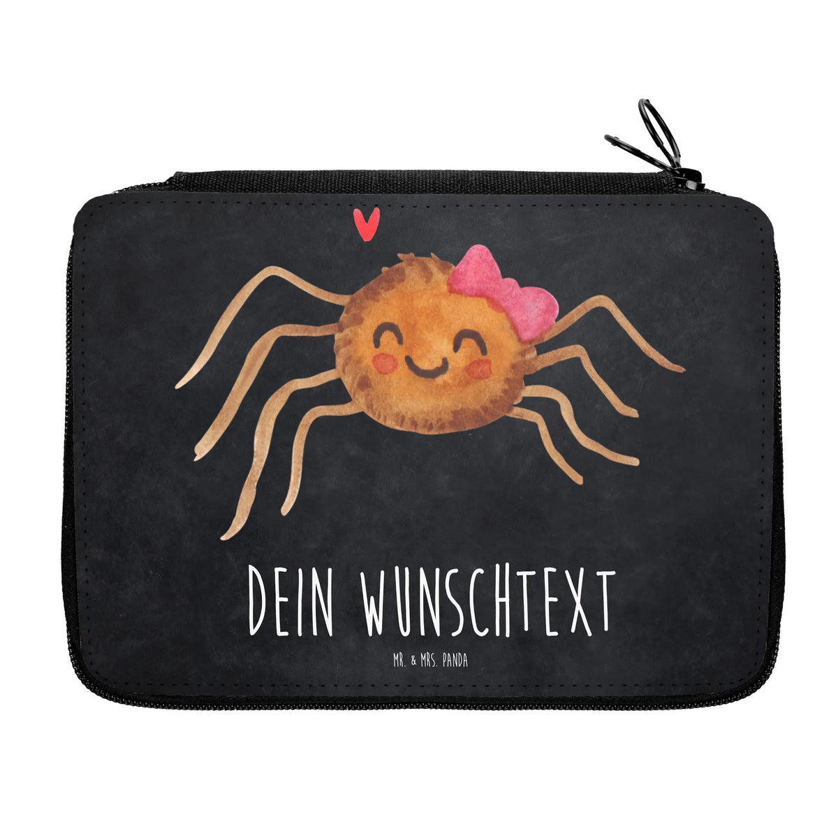 Personalised leather folder Spider Agathe Joy Spider Agathe, Spider
