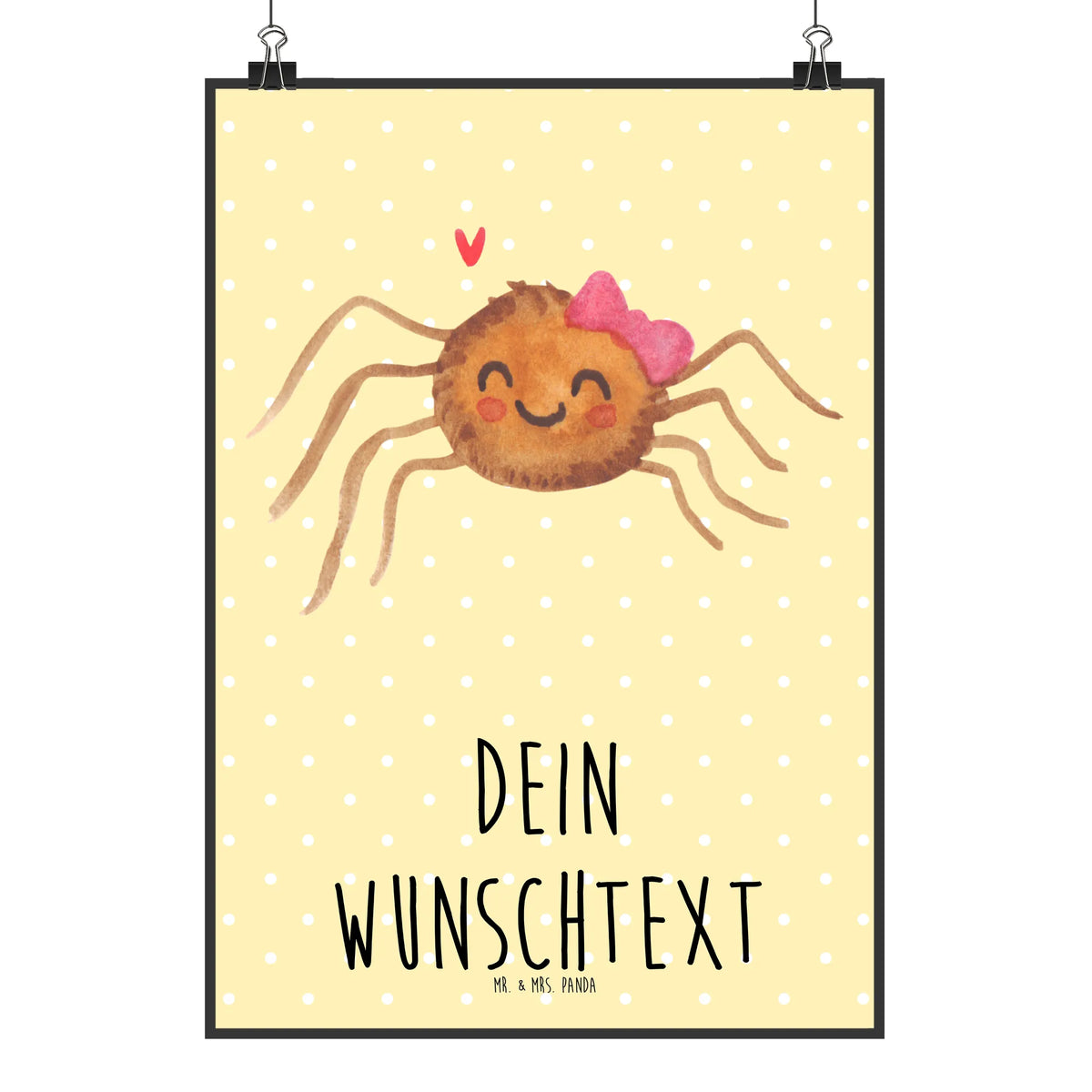 Personalised poster Spider Agathe Joy Spider, Spider Agathe
